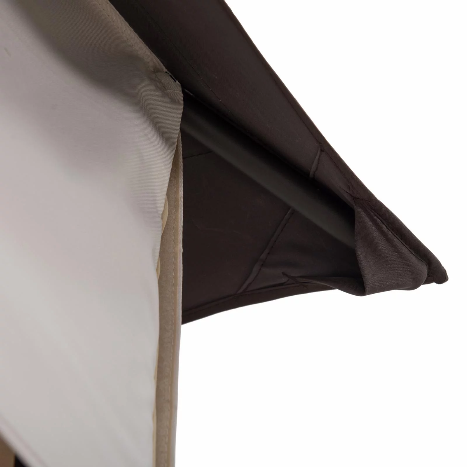 Sunjoy 2 Tone Striped 10.5 x 13 ft. 2 Tier Fabric Topped Steel Gazebo