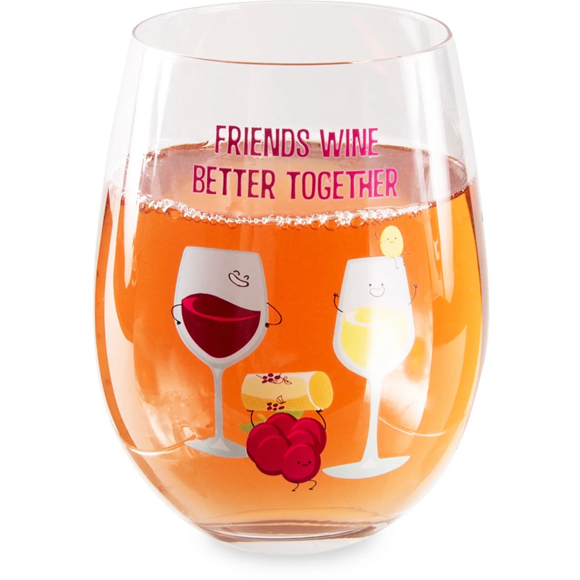 Wine - 18 oz Stemless Wine Glass