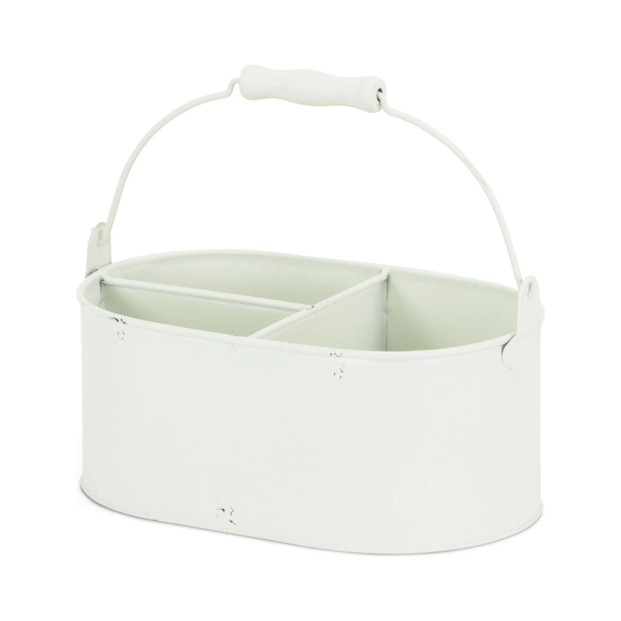 Cheung's Metal Pot with 3 Separated Sections 10.75L 6W 4.5H