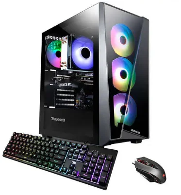 Open Box IBUYPOWER DESKTOP i7-13700F 32GB 1TB SSD RTX 3060 SLATEMRI7N3601 - BLACK