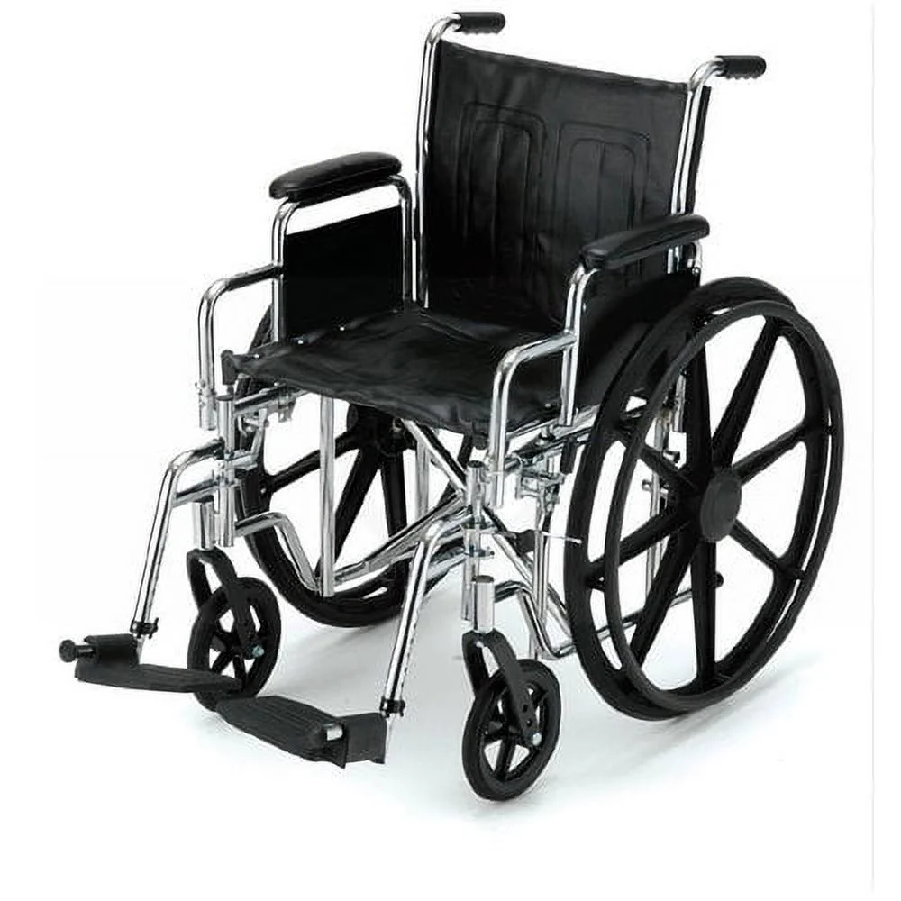 16 Inch Steel Wheelchair w/ Detachable Arms & Footrests - 1 Each / Each - 5165S