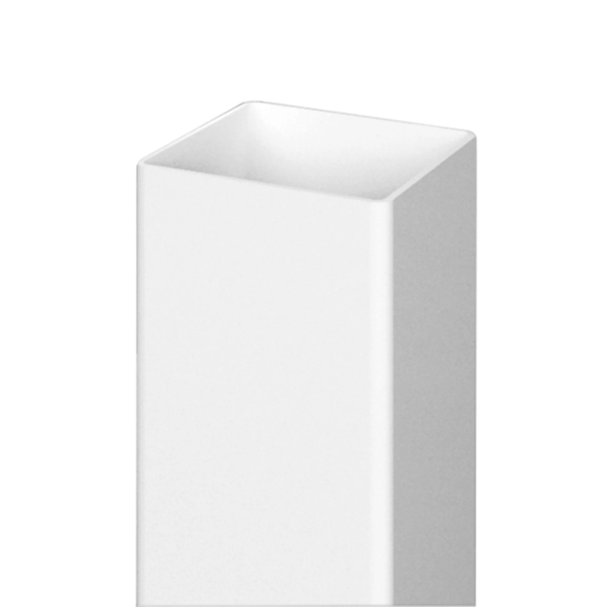 Outdoor Essentials 4 in. x 4 in. x 72 in. White Vinyl Fence Post (Hurricane)