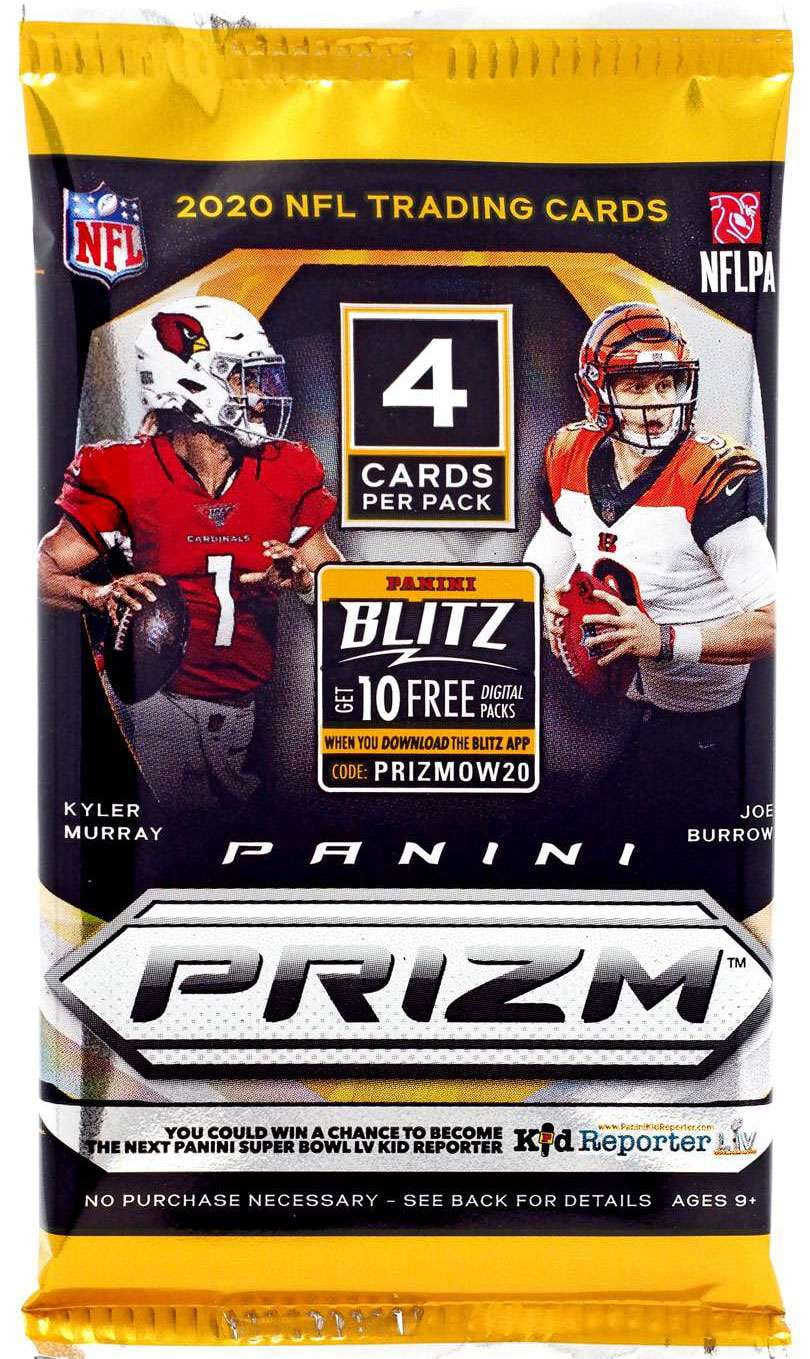 Panini NFL 2020 Prizm Football Trading Card Pack