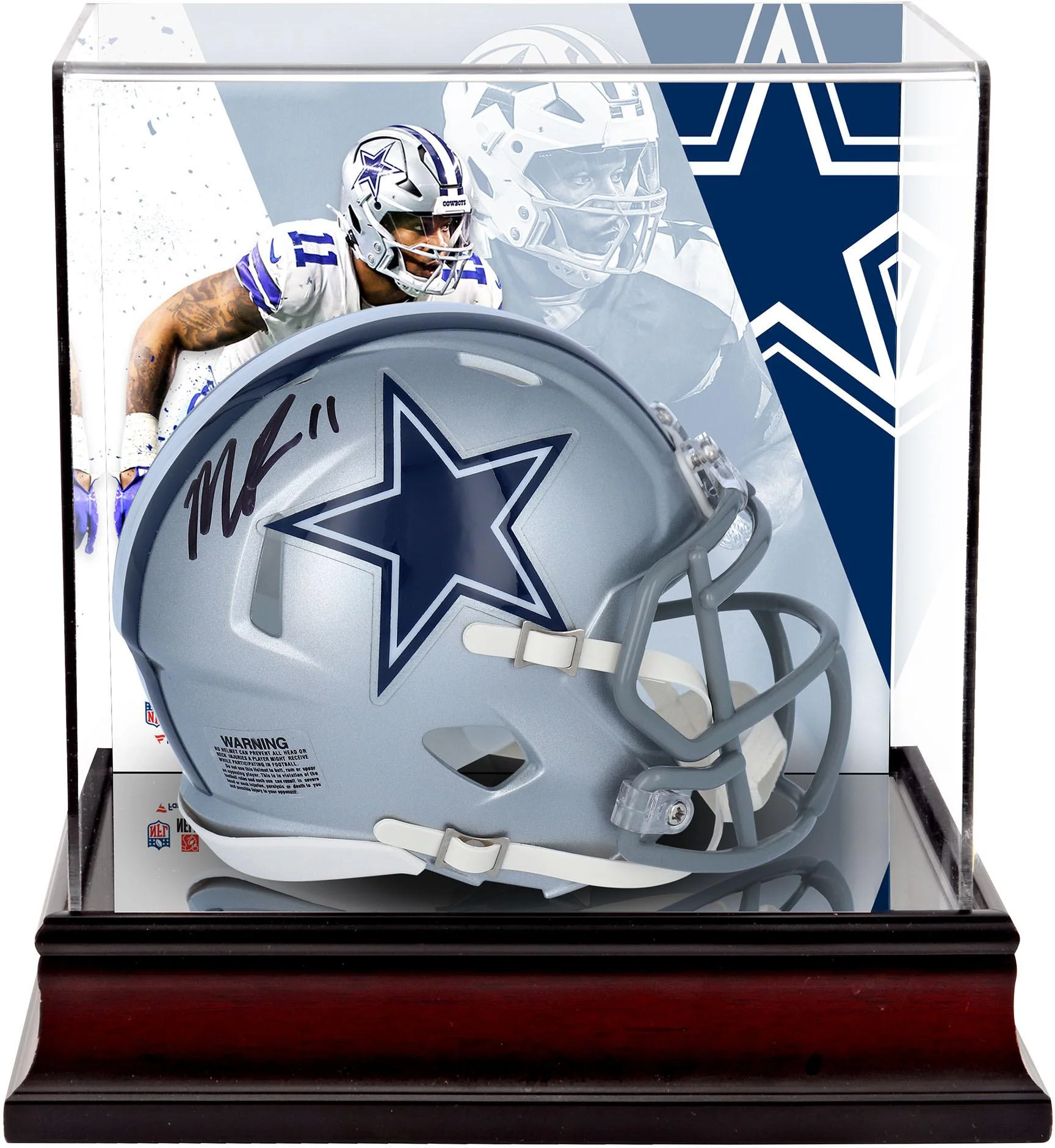 Micah Parsons Dallas Cowboys Autographed Riddell Speed Mini Helmet with Deluxe Mini Helmet Case - Fanatics Authentic Certified