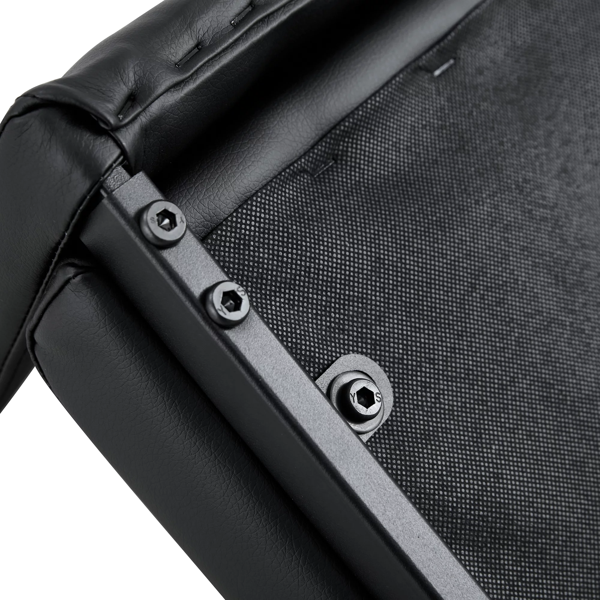 Homiyad Dining Chairs Set of 2, Black PU Chair Modern Kitchen Chair with Metal Leg