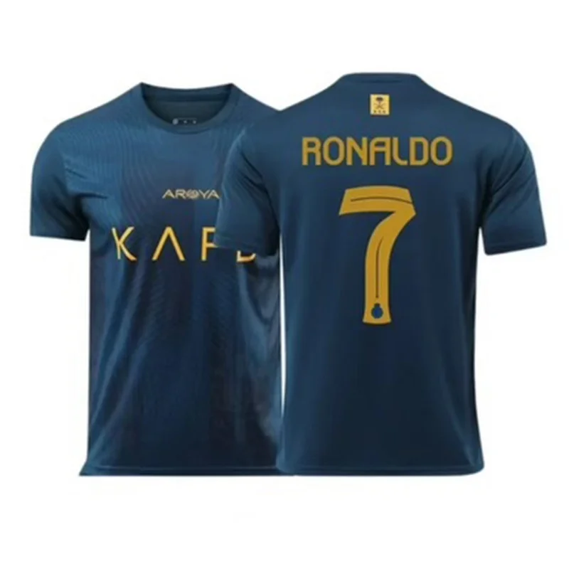 Ronaldo #7 Adult Set -Al Nassar Away Football Team Jersey 2023/2024 - Medium