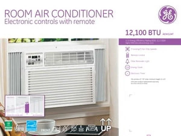 General Electric Ge 12,000 Btu Energy Star Ac With Remote AHY12LZ