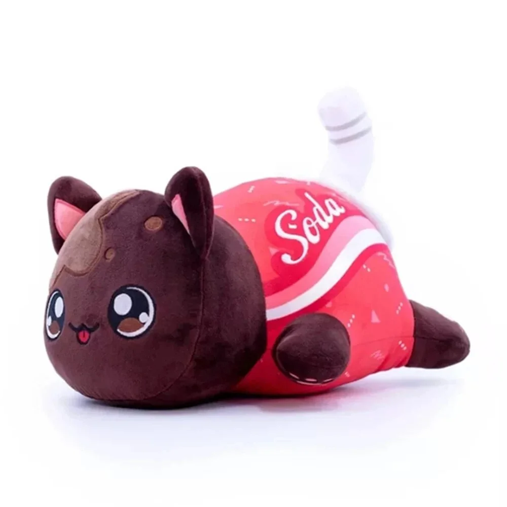 Meemeow Aphmau Plush Meemeows Food Cats Plushie Bunle Ahpmau French Fries Burger Pillow Plush Toys Kawaii Cute Plushy Cats Doll A2