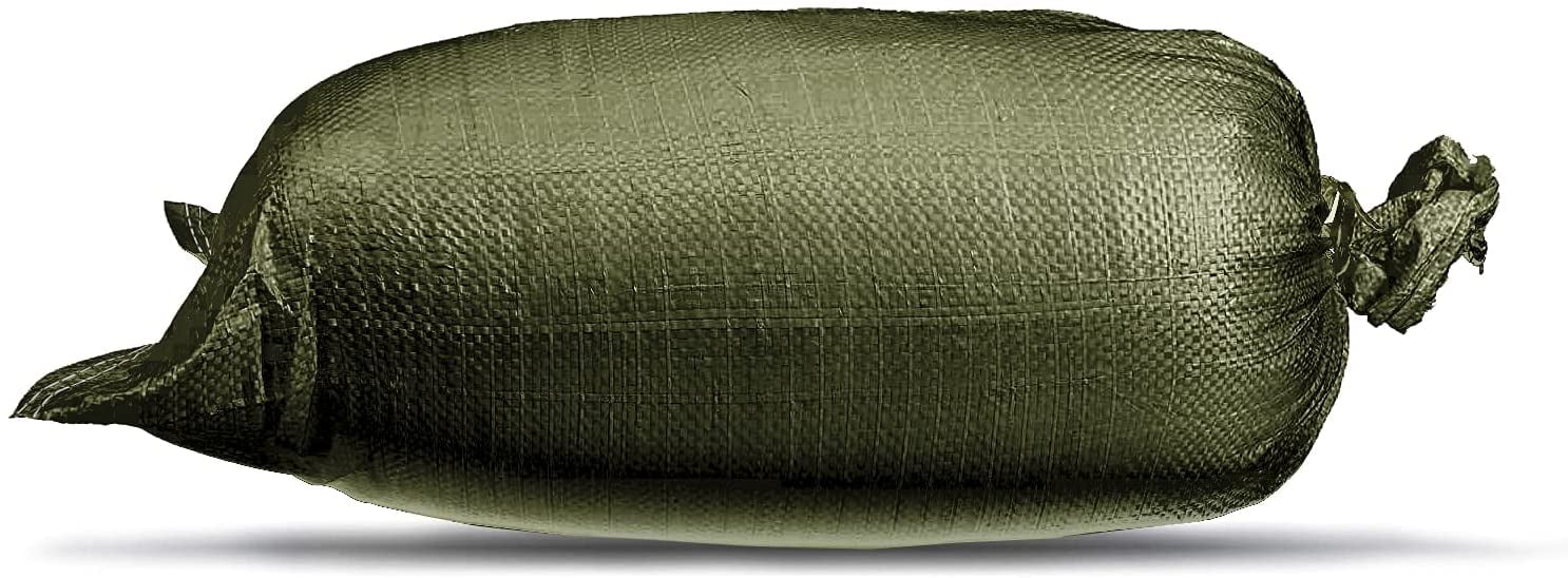 Empty Sandbags Military Green with Ties (Available in Various Bundles) 14
