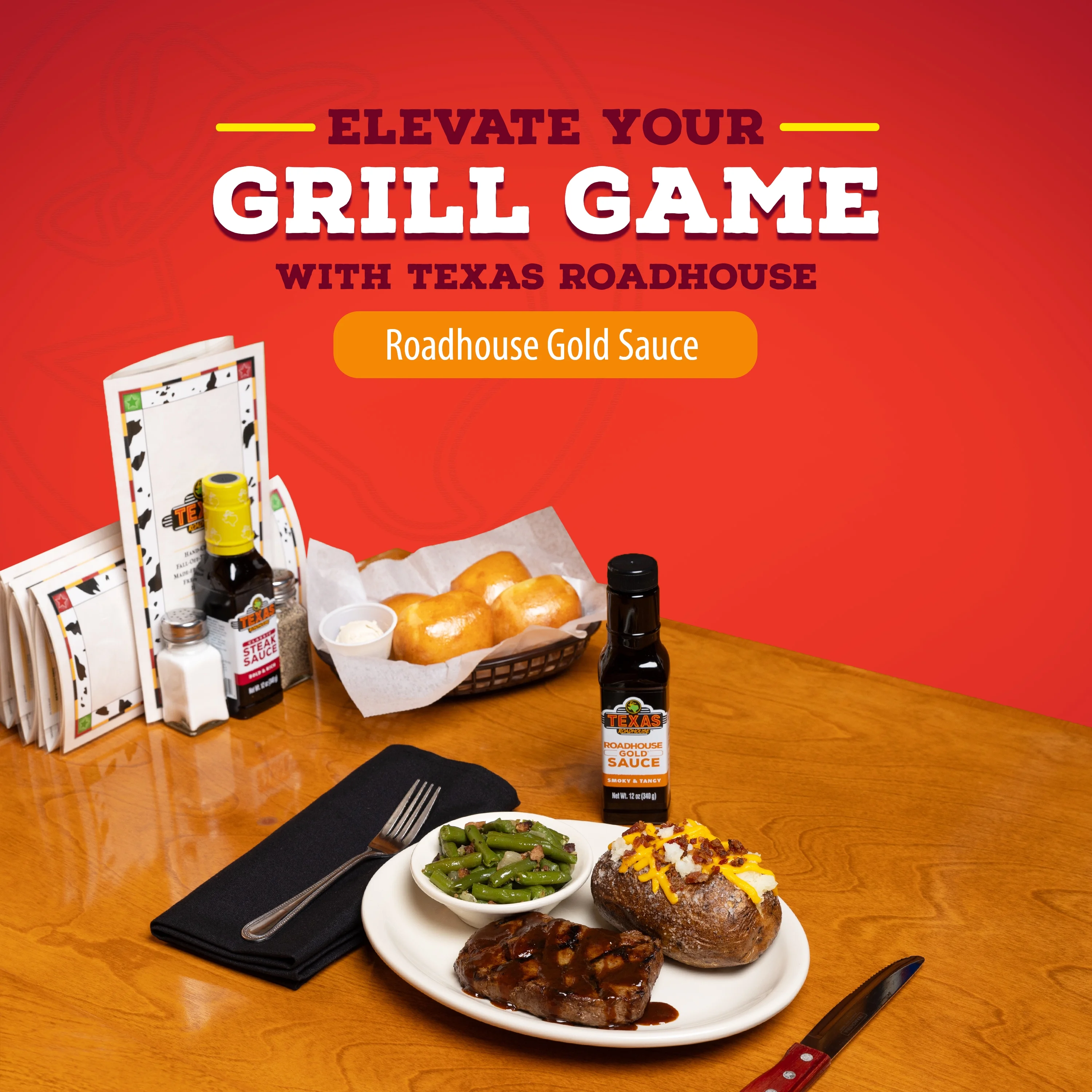 Texas Roadhouse Gold Sauce, 12 oz.