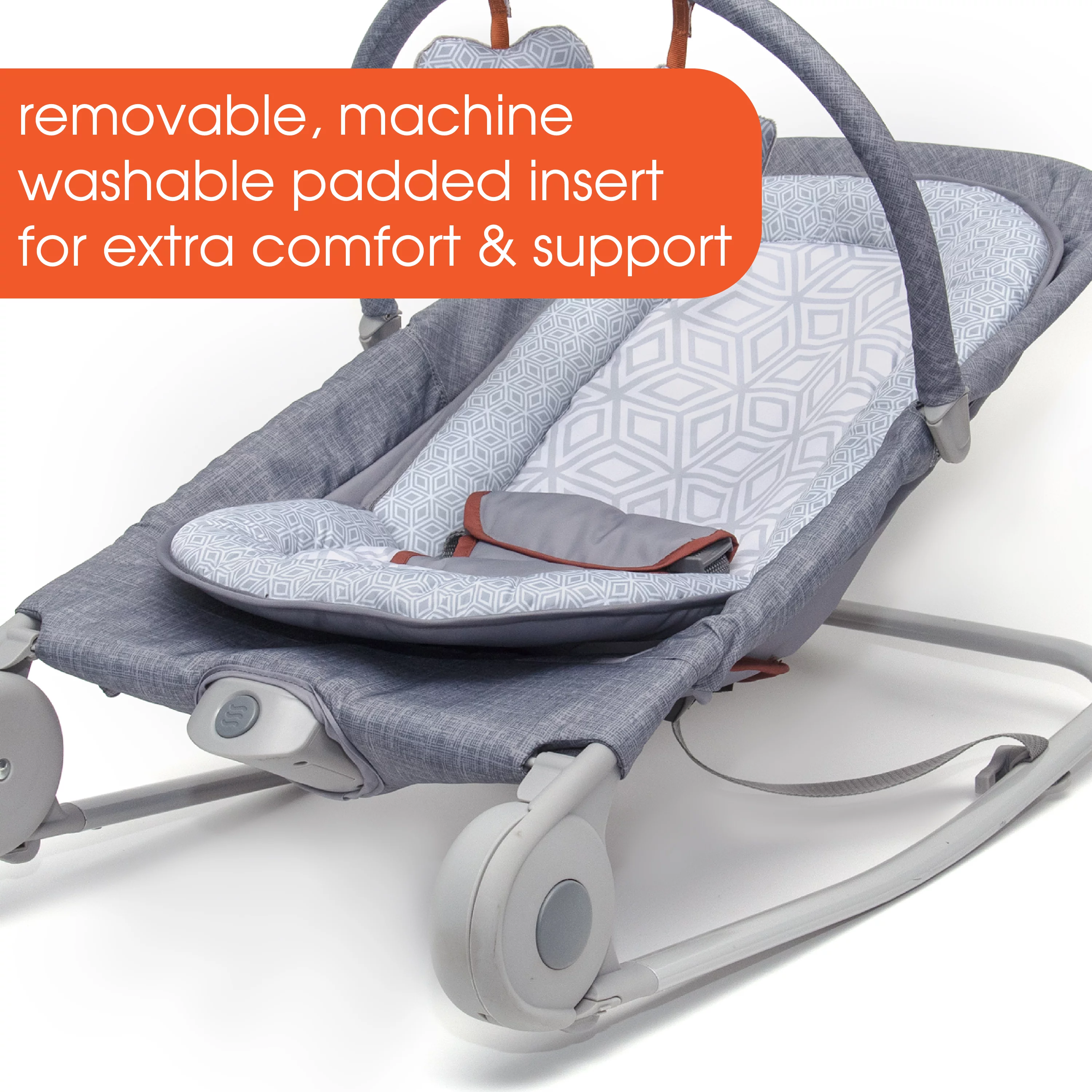 Summer Infant 2-in-1 Bouncer & Rocker Duo (Heather Gray)