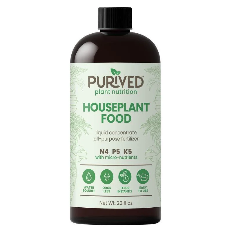 Purived Houseplant Fertilizer | 20oz Concentrate Makes 50 Gallons