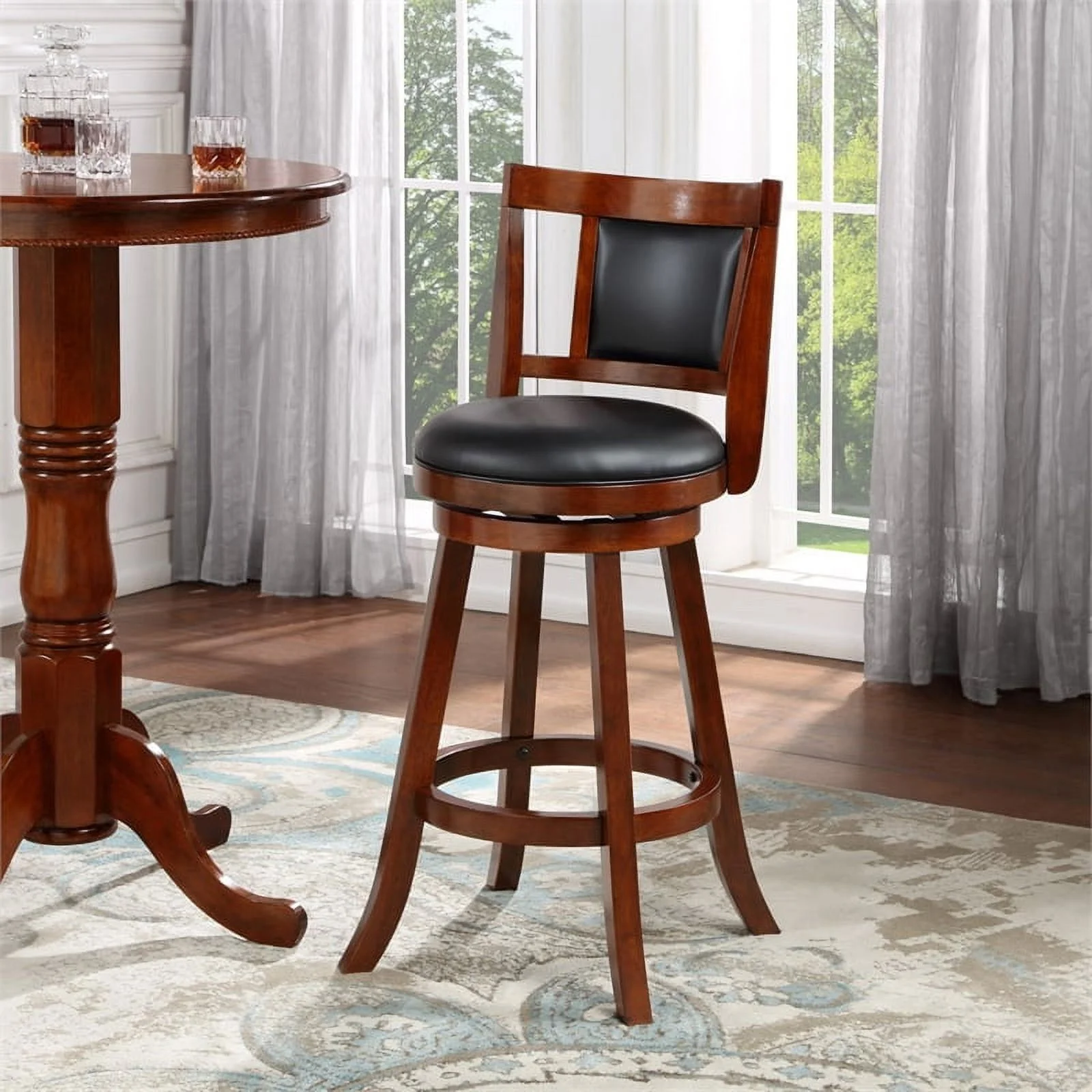 Boraam Avianna Swivel Counter Stool - Cherry