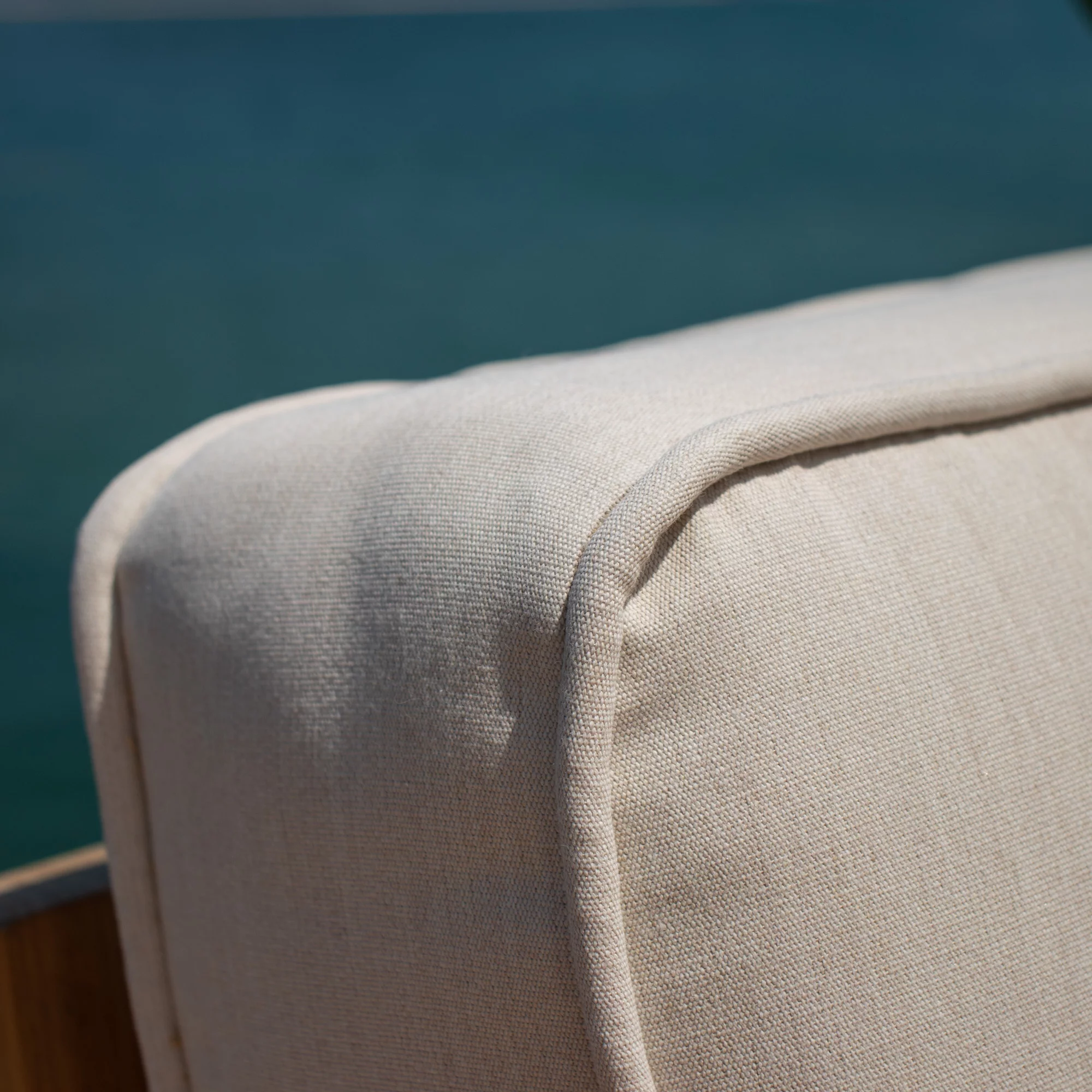 Arden Selections Oasis 26 x 24 in. Firm Deep Seat Cushion Set - Cream