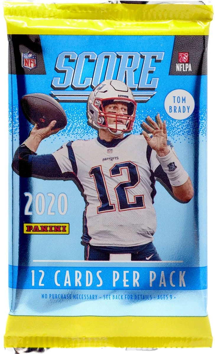 Panini NFL 2020 Score Football Trading Card Retail Pack