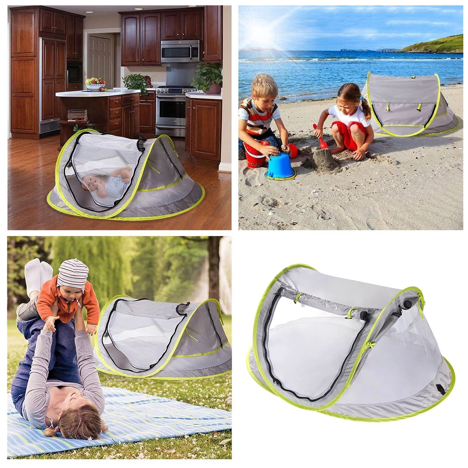 Baby Portable Folding Beach Tent Net Travel Bed Baby Pool 02 Years Birthday Gifts for Women Mothers Day Gifts Mothers Day Gifts for Mom Gifts for Women Graduation Gifts Gifts for Men Birthday Gifts
