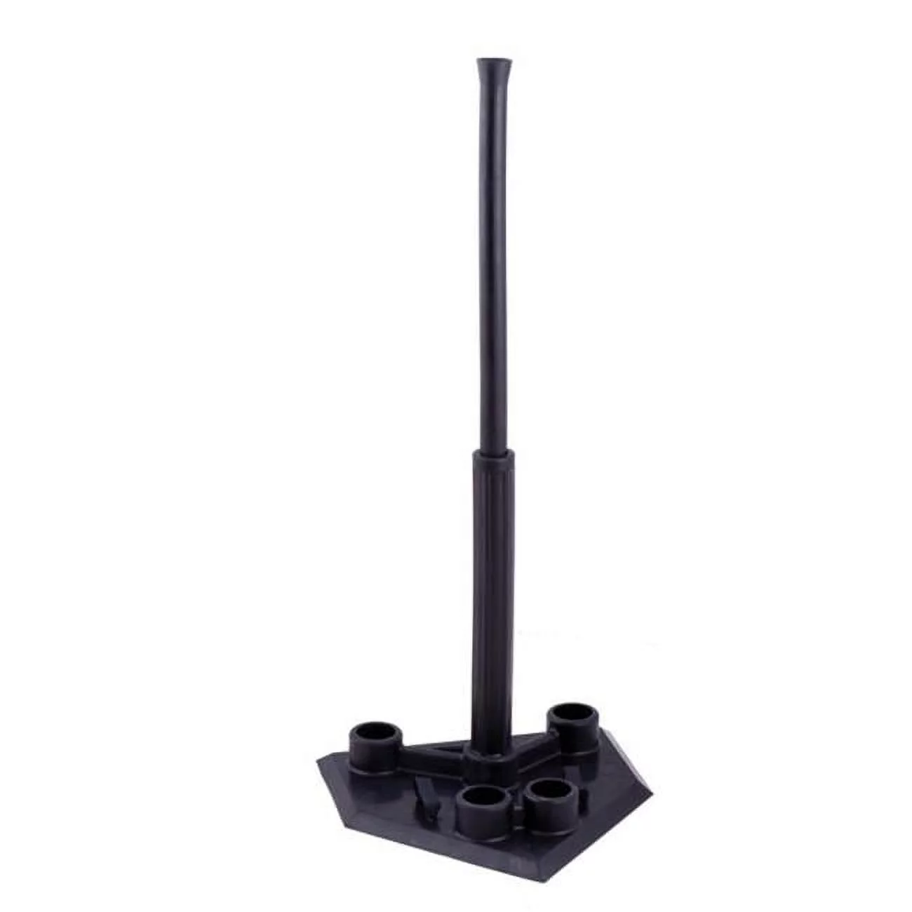 Portable Batting Tee, Black - 5 Position