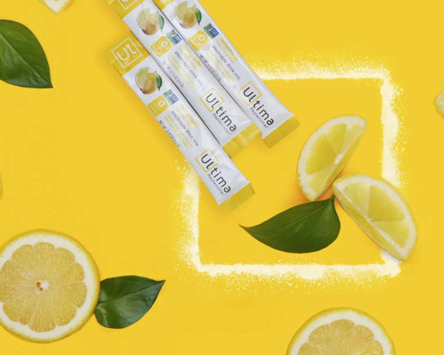 Ultima Replenisher Electrolyte Powder, Sugar Free Hydration Packets, Lemonade, 10 Stickpacks