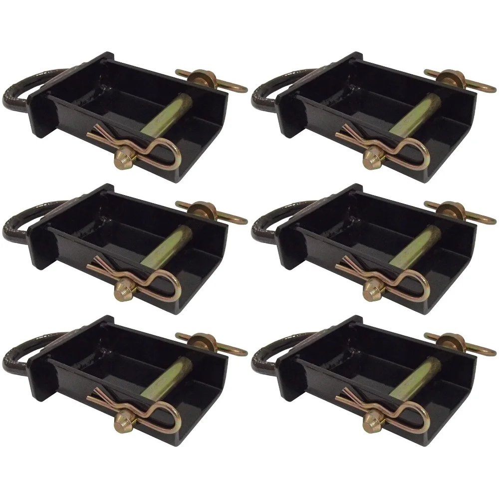 PK-SPTD6 Six Pack Removable Stake Pocket D-Rings Flatbeds Trucks Trailers