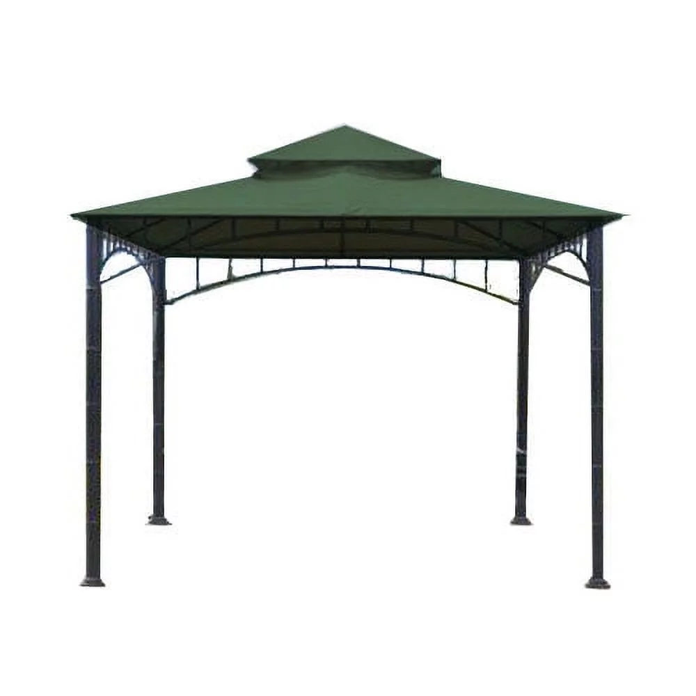 Garden Winds Madaga Gazebo Replacement Canopy Top, Green, RipLock 350