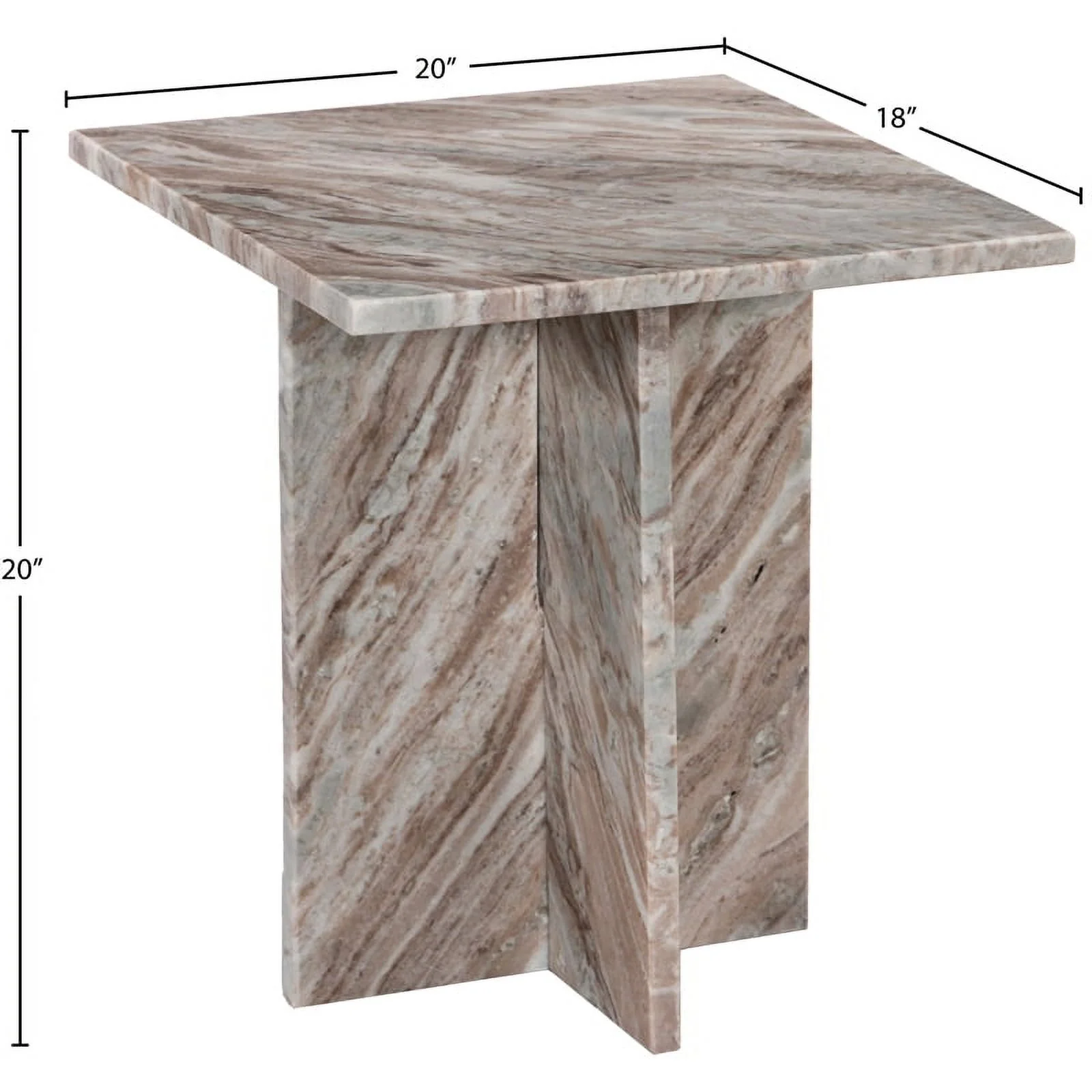 Meridian Furniture Verona Brown End Table