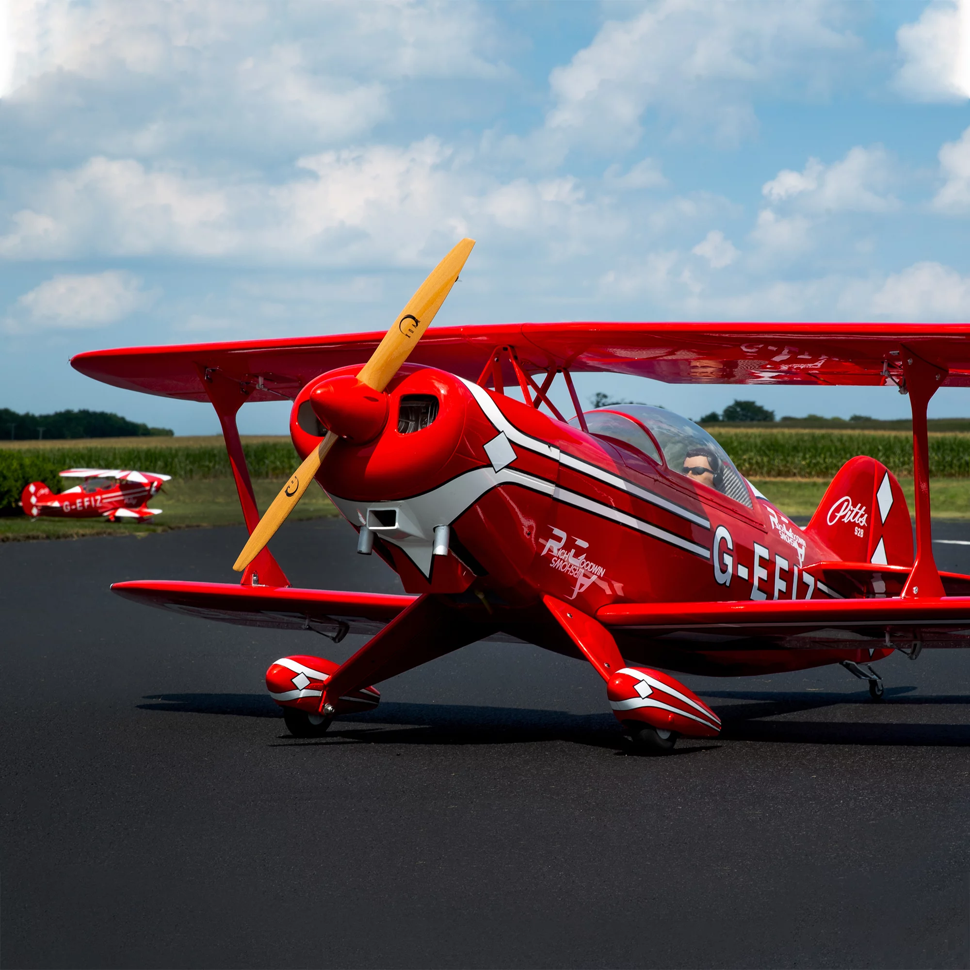 Hangar 9 Hangar 9 Pitts S-2B 50-60cc w/ DLE61cc Gas Engine HAN2390CDLE61 Airplanes ARF Scale Glow/Gas