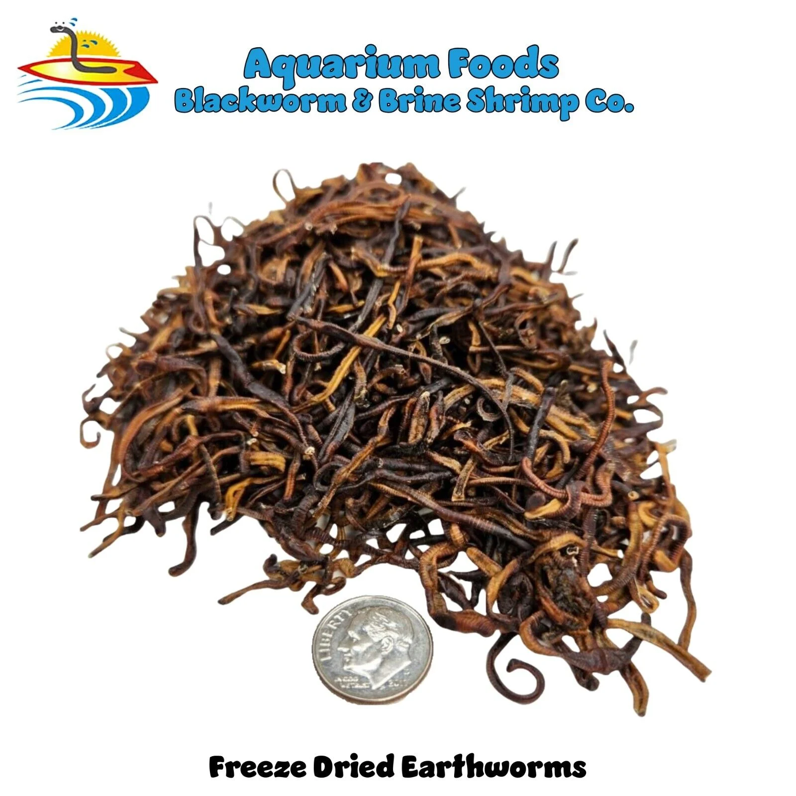 Freeze Dried Earthworms - Cichlids, Turtles, Oscars, Koi, & Piranhas...3-lb