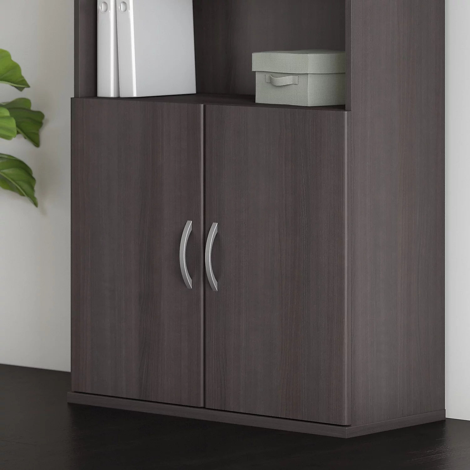 Studio C 2 Door Kit for Bookcase in Storm Gray - Engineered Wood