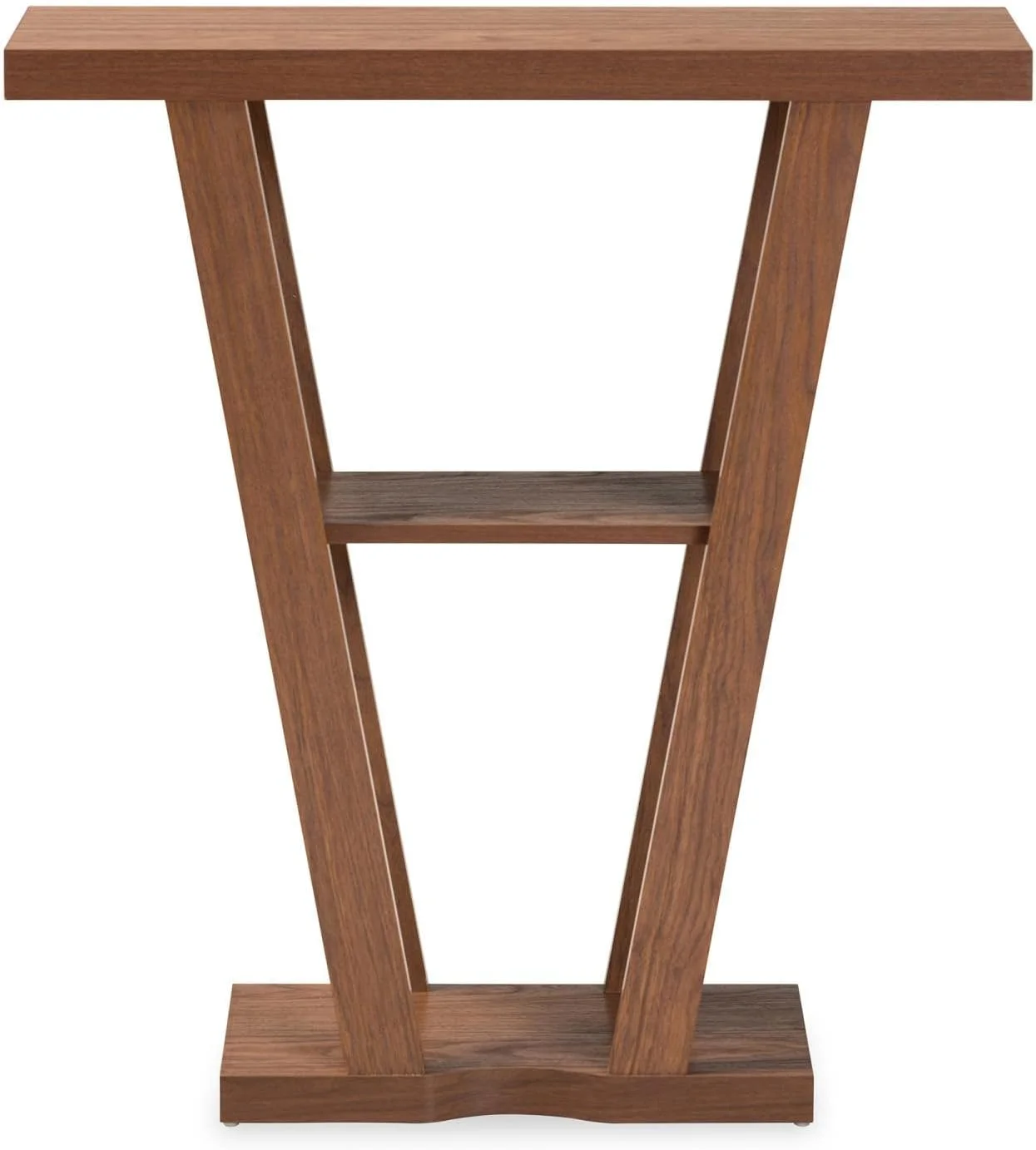 MQLIFEBOOM Boone Modern and Contemporary Walnut Brown Finished Wood Console Table