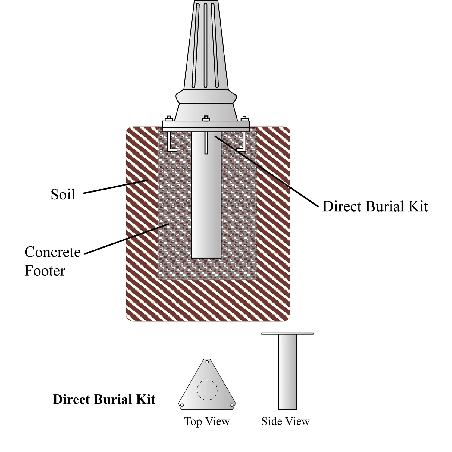 Special Lite Products Hummingbird Curbside Mailbox with Locking Insert and Tacoma Mailbox Post