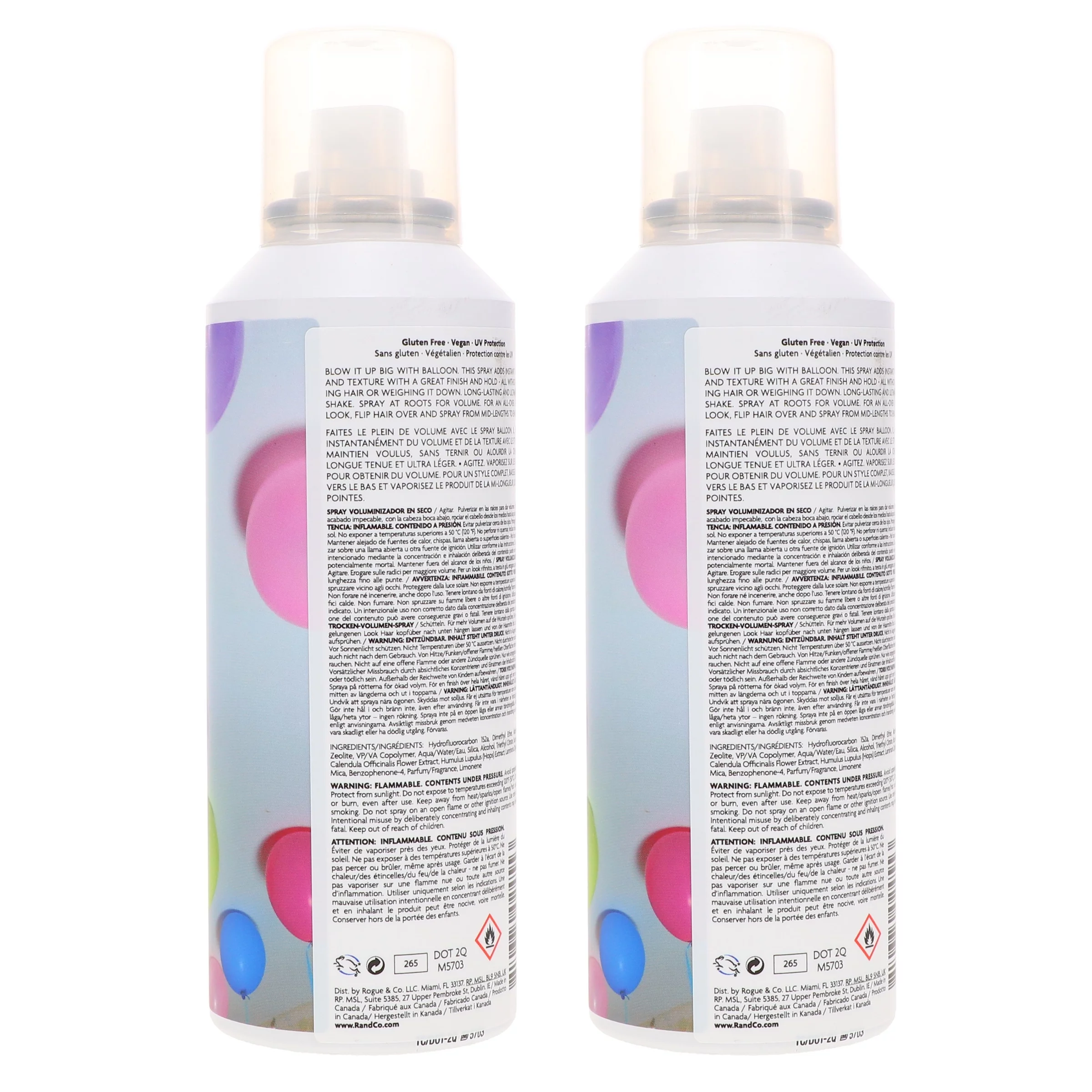 R+CO Balloon Dry Volume Spray 5 oz 2 Pack
