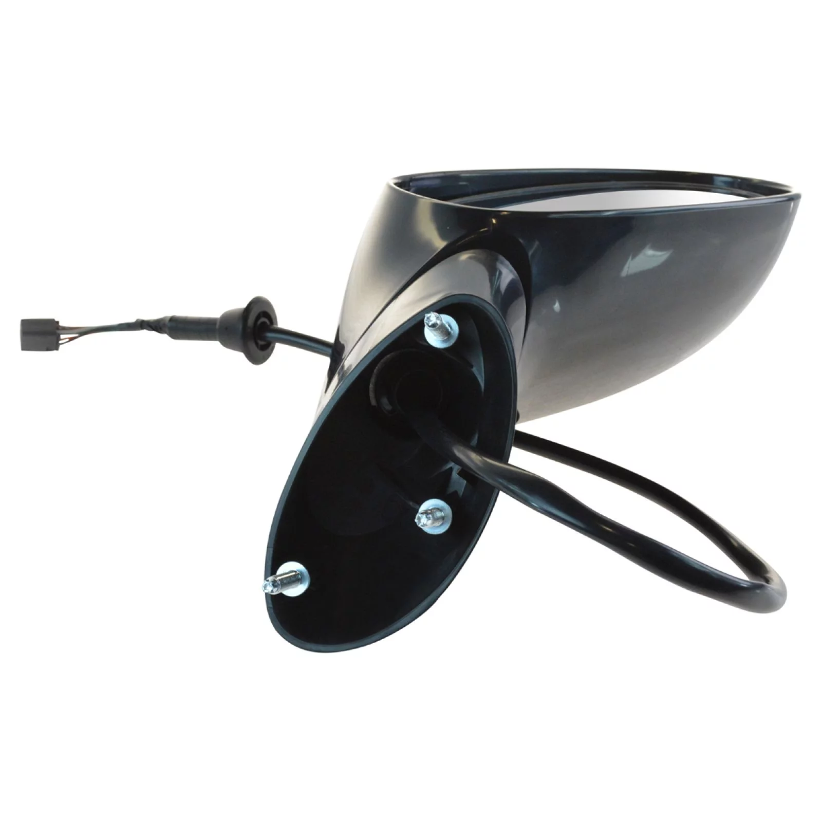 TRQ Power Heated Smooth Black Mirror Passenger Side Right RH for 05-09 Corvette MRA06127 Fits select: 2005-2009 CHEVROLET CORVETTE