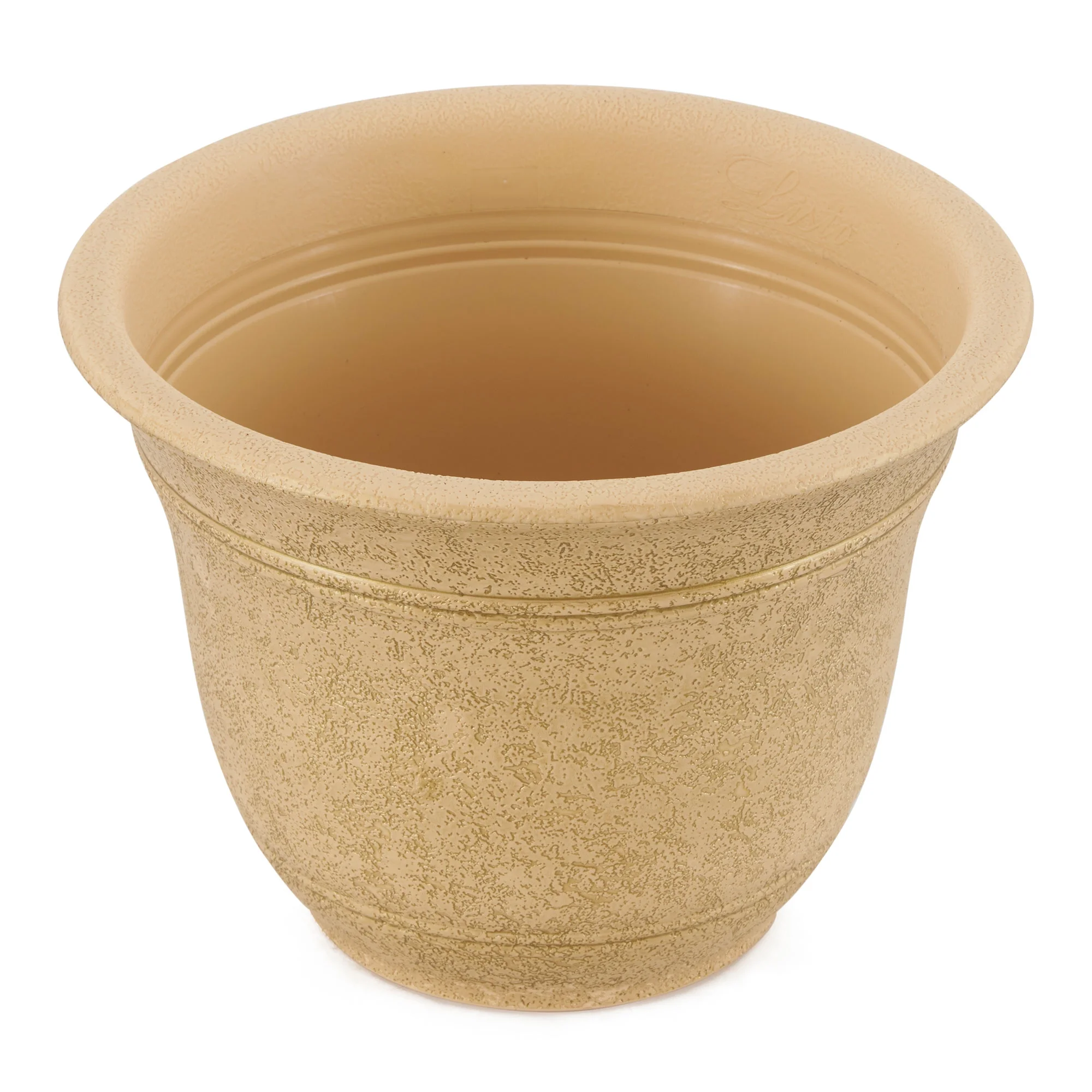 HC Companies Sierra 10 Inch Round Garden Planter Pot (3 Pack)