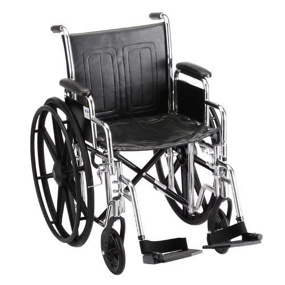 16 Inch Steel Wheelchair w/ Detachable Arms & Footrests - 1 Each / Each - 5165S