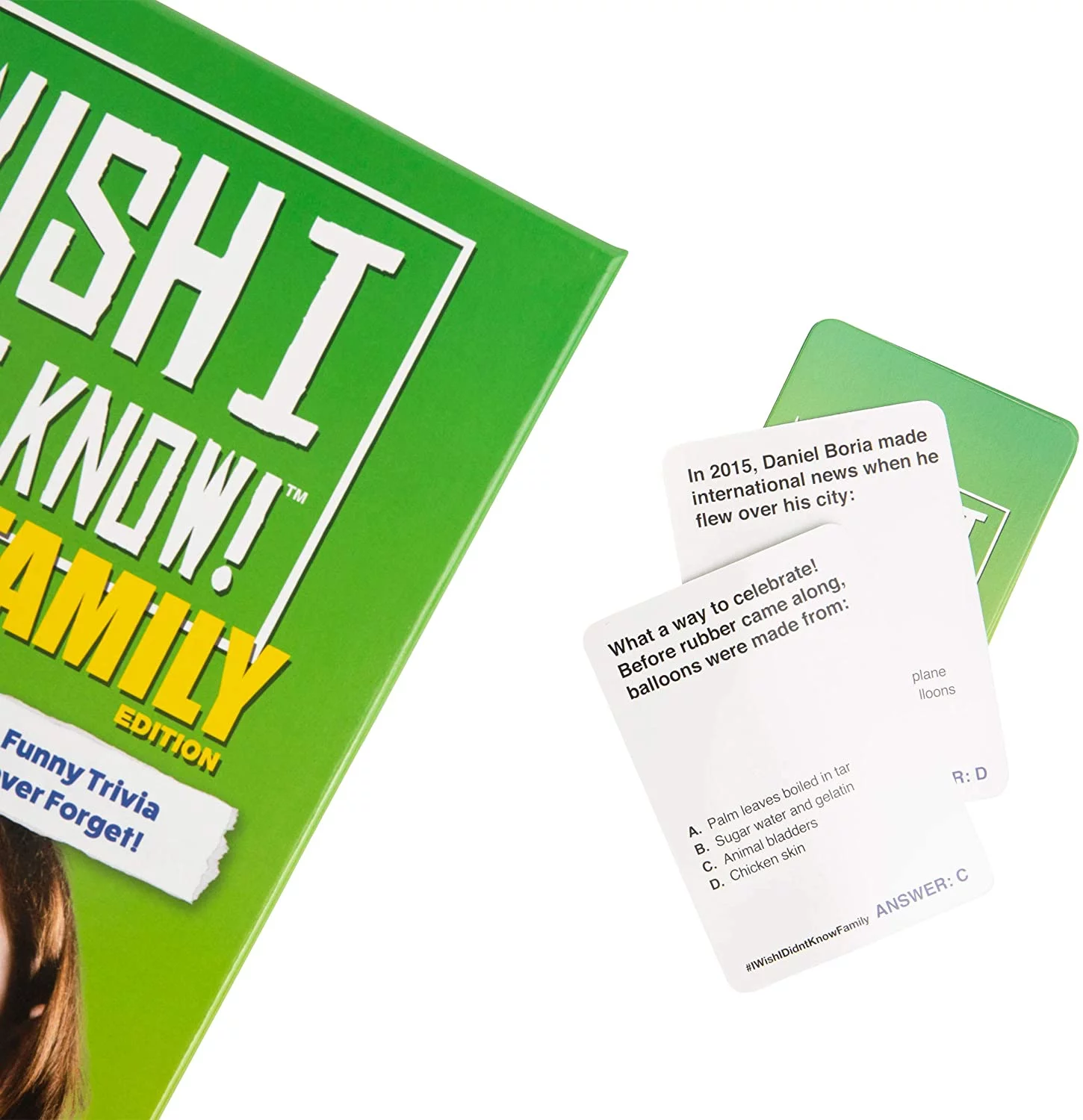 I Wish I Didn't Know! Family Edition - Funny Family Trivia Game by What Do You Meme?
