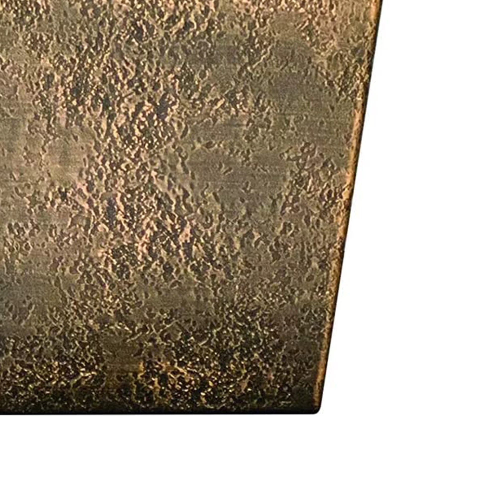 The HC Companies Avino 16 Inch Square Resin Planter Pot, Celtic Bronze