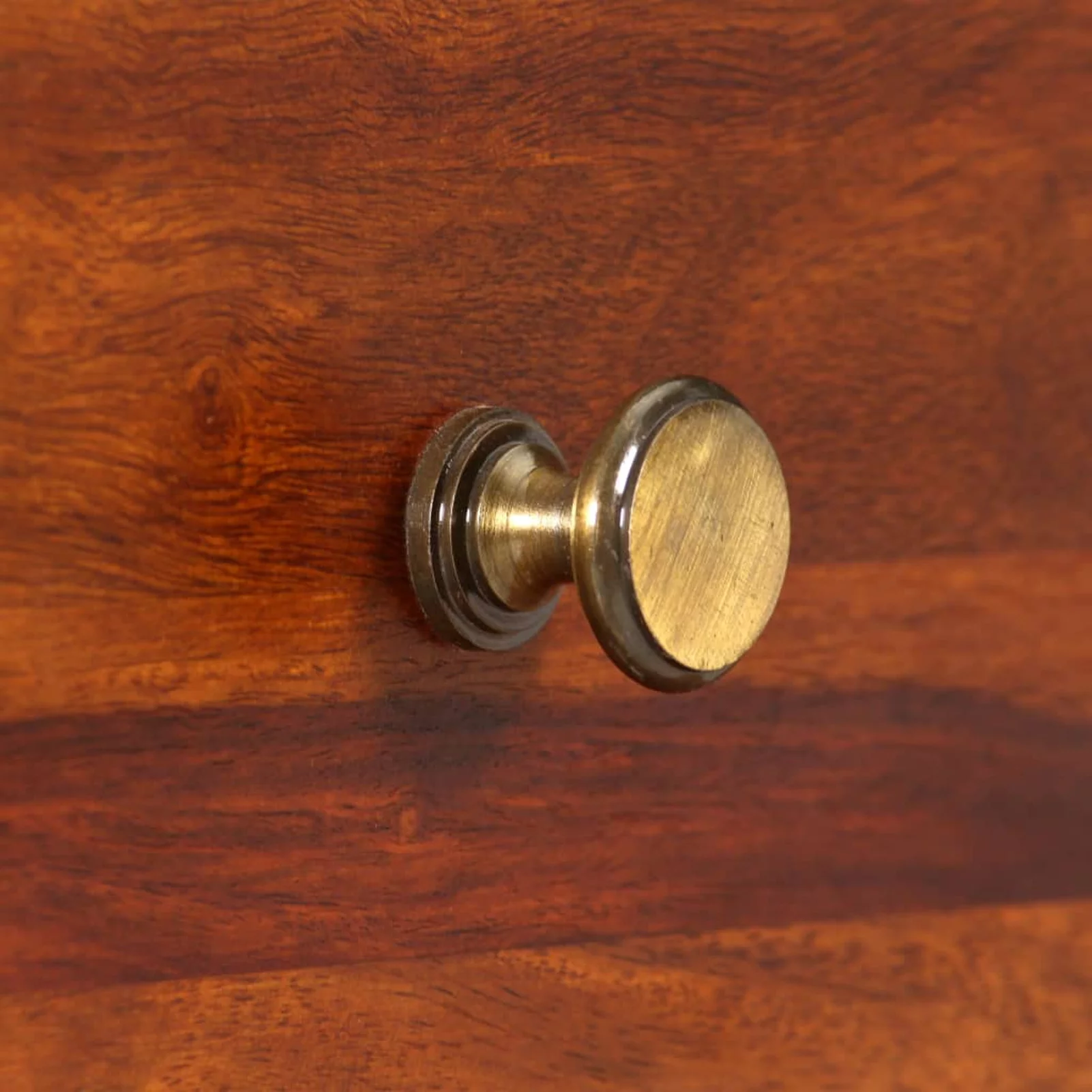 Andoer Console Table Solid Sheesham Wood 35.4