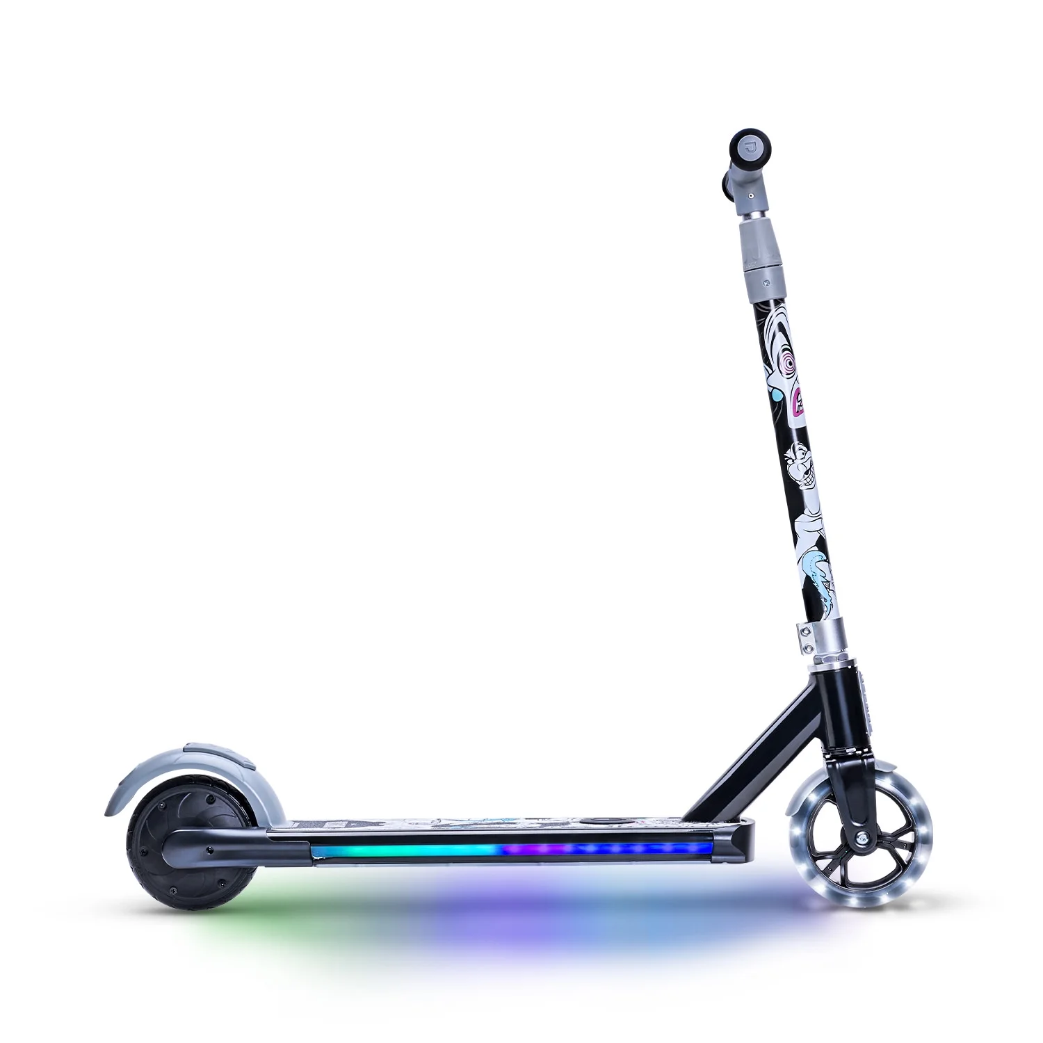 Jetson Disney Villains Kids' Electric Scooter| 7 Miles Per Hour | 4 Miles Max Range | 60-Watt Motor |Light-Up Deck |Height-Adjustable Handlebar | Ages 8+