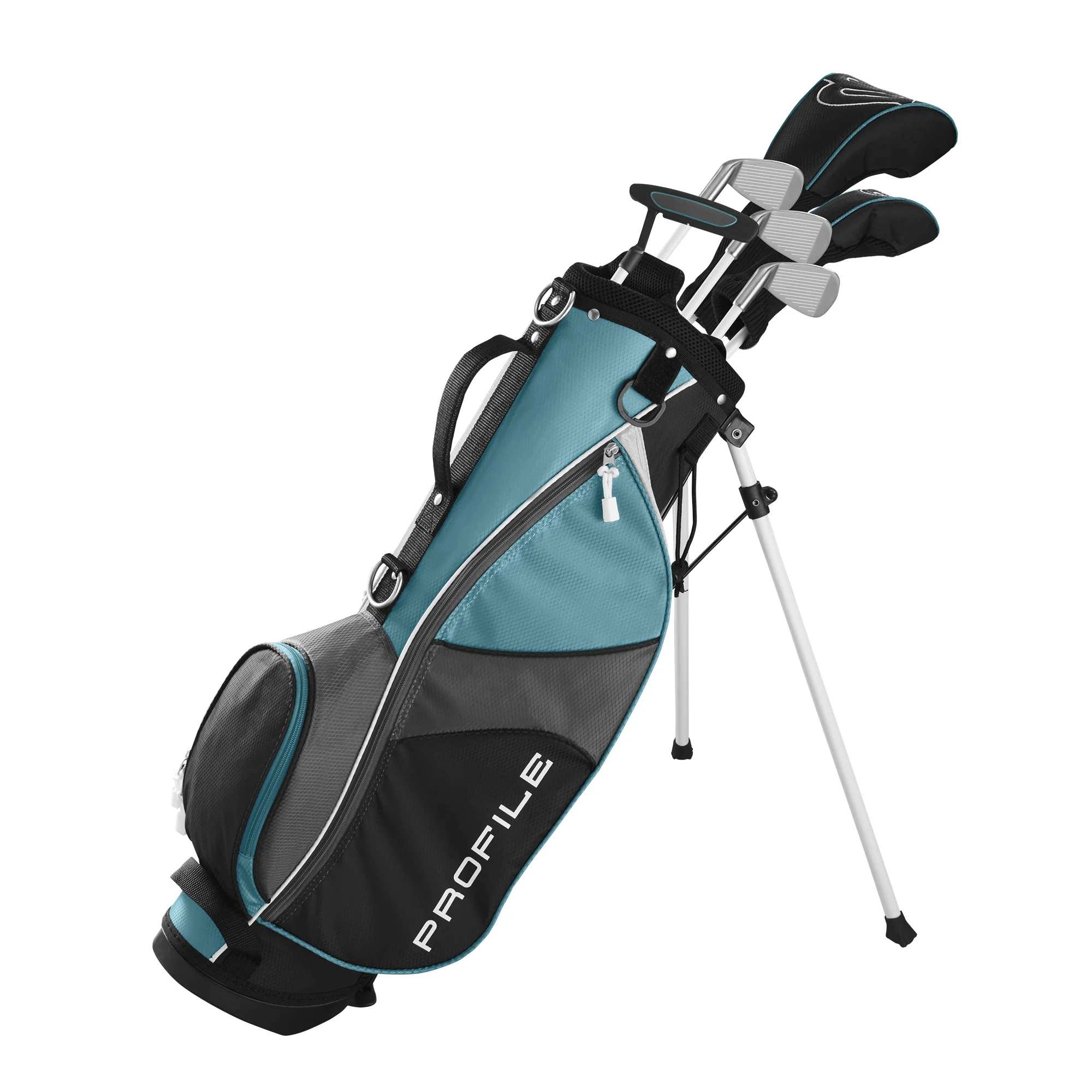 Wilson Profile JGI Junior Large Complete Golf Set with Bag (Teal, Right Handed)