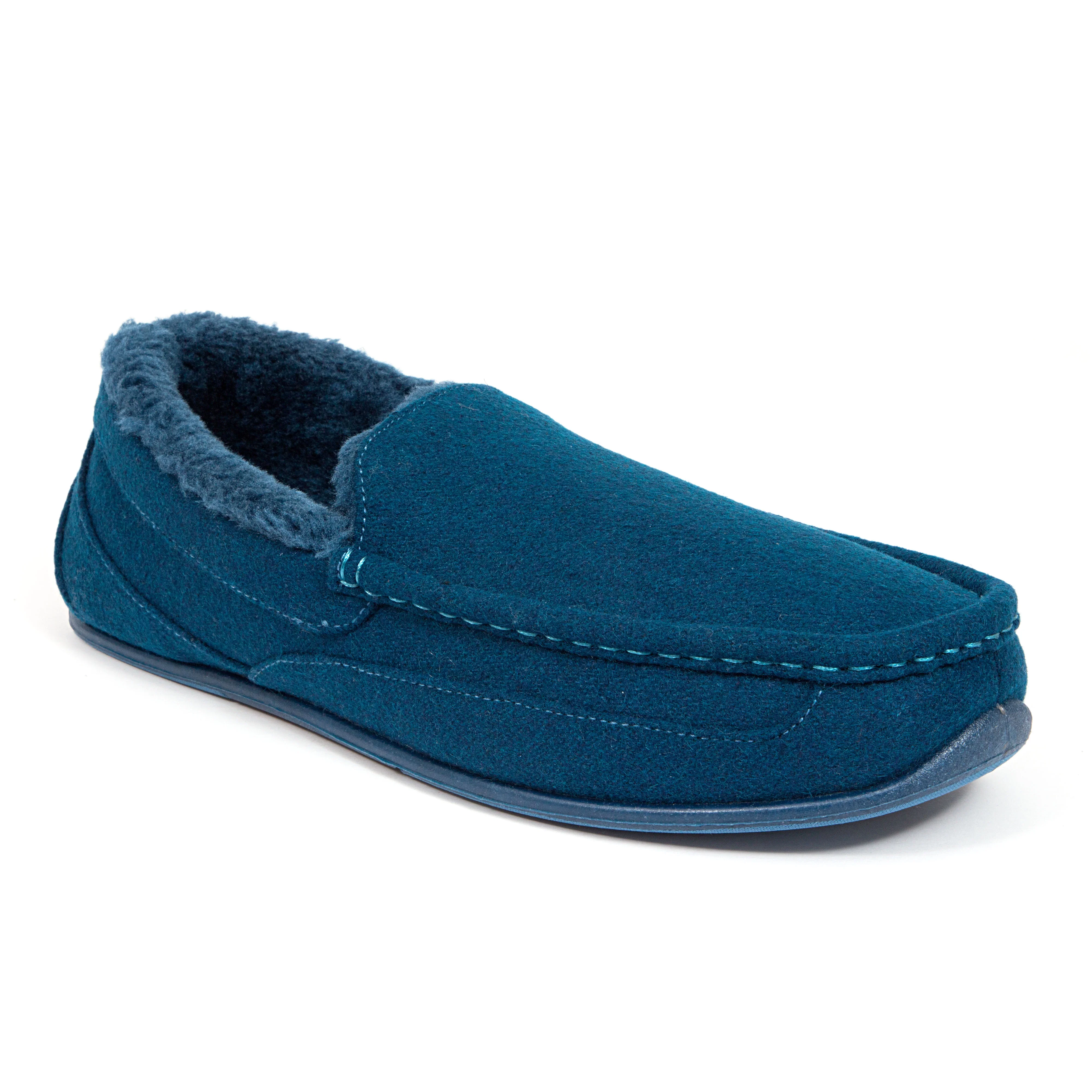 Deer Stags Unisex Spun Wool Slipper - Royal Blue - 8 Medium