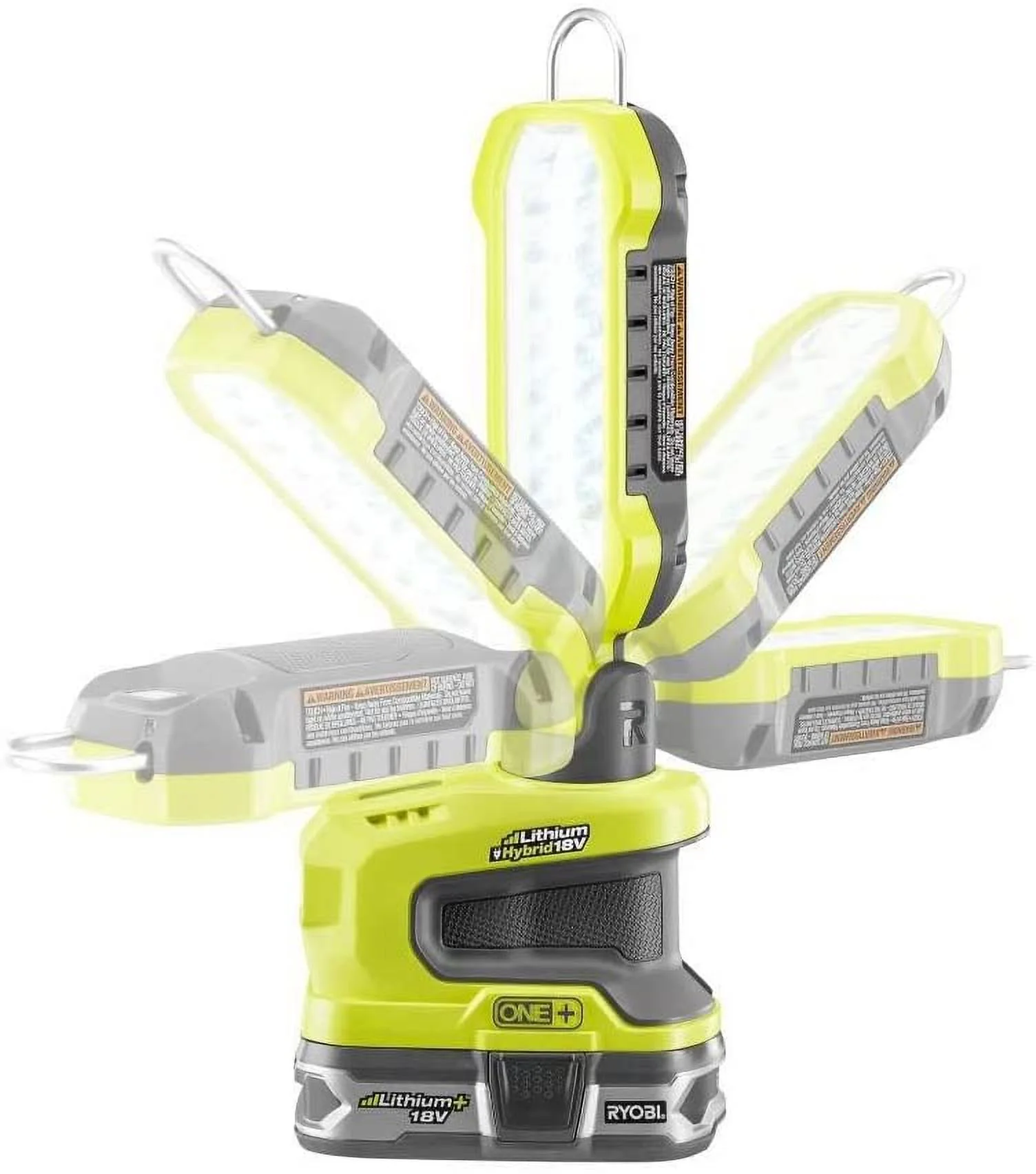 RYOBI ONE+ 18V P790 Hybrid LED Project Light Kit with Battery and Charger