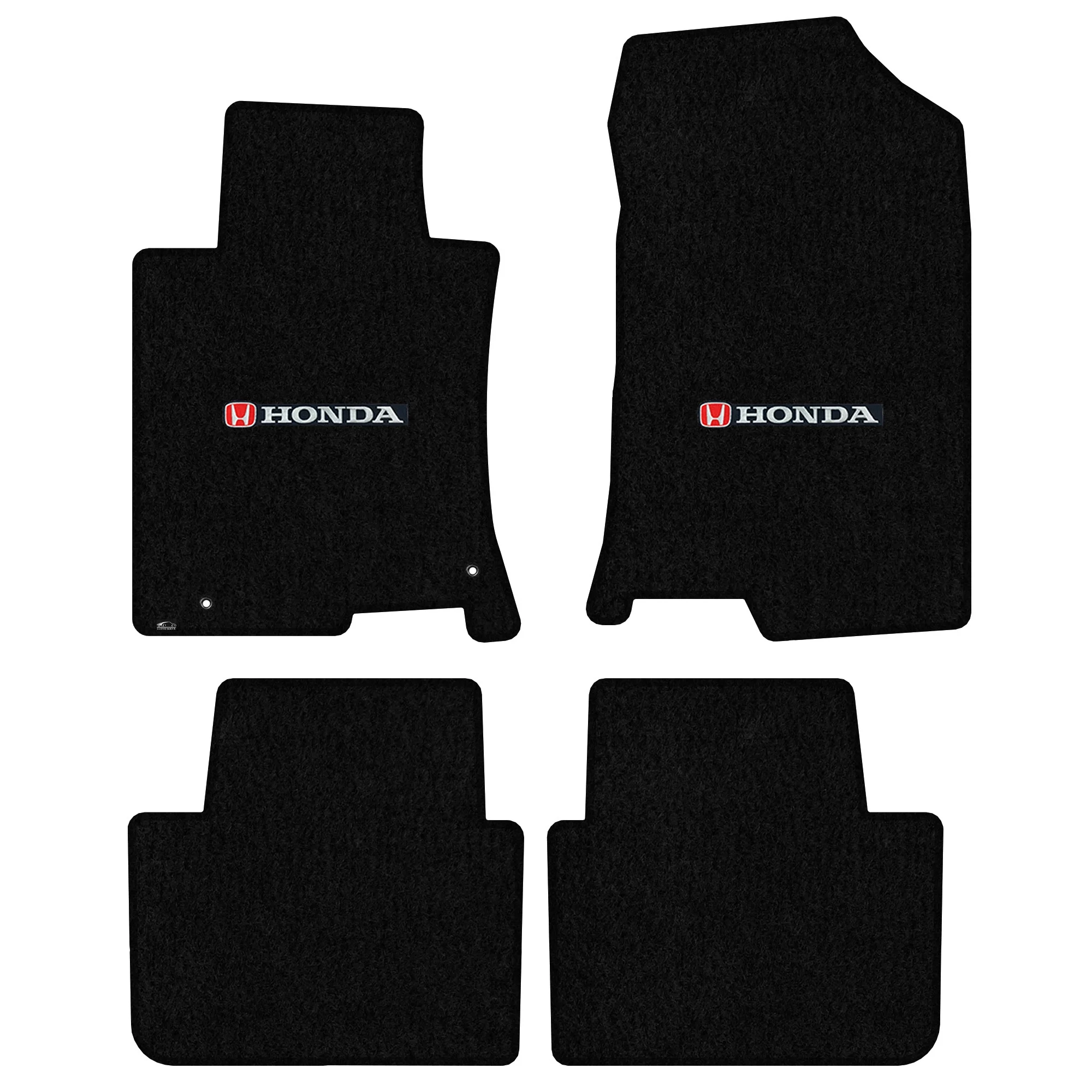 Lloyd Mats Custom Fit Floor Mats for Honda Accord Crosstour LogoMat 2010-2015 4PC Set Black 2WD