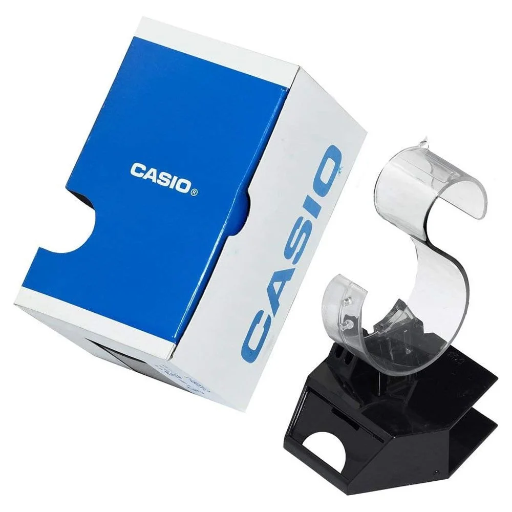 Casio Men's Large Dial Analog Sport Watch with Khaki Nylon Strap