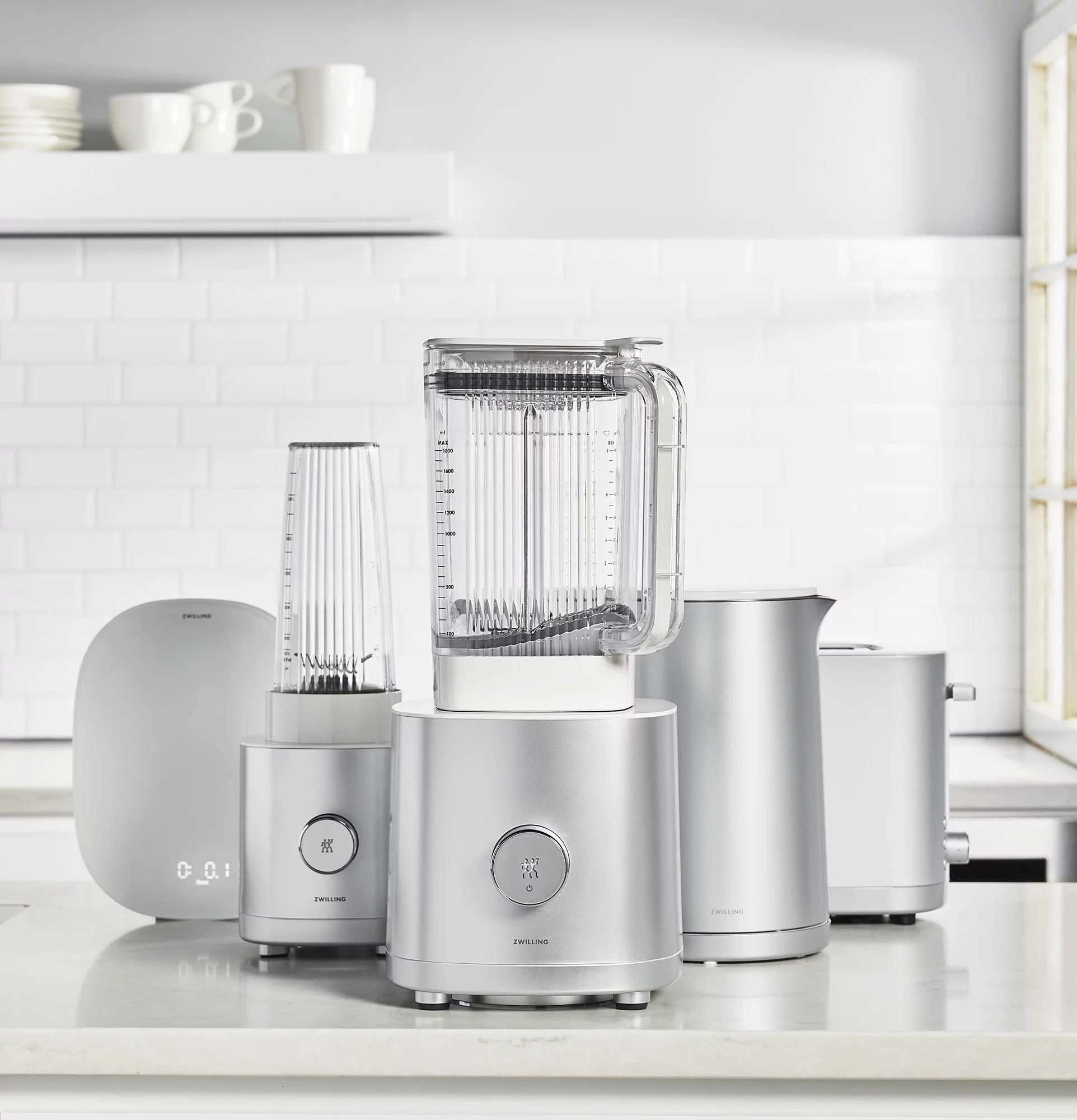 ZWILLING Enfinigy Digital Kitchen Food Scale, Max weight 22lbs, Grams & Ounces, .1-gram Accuracy, White