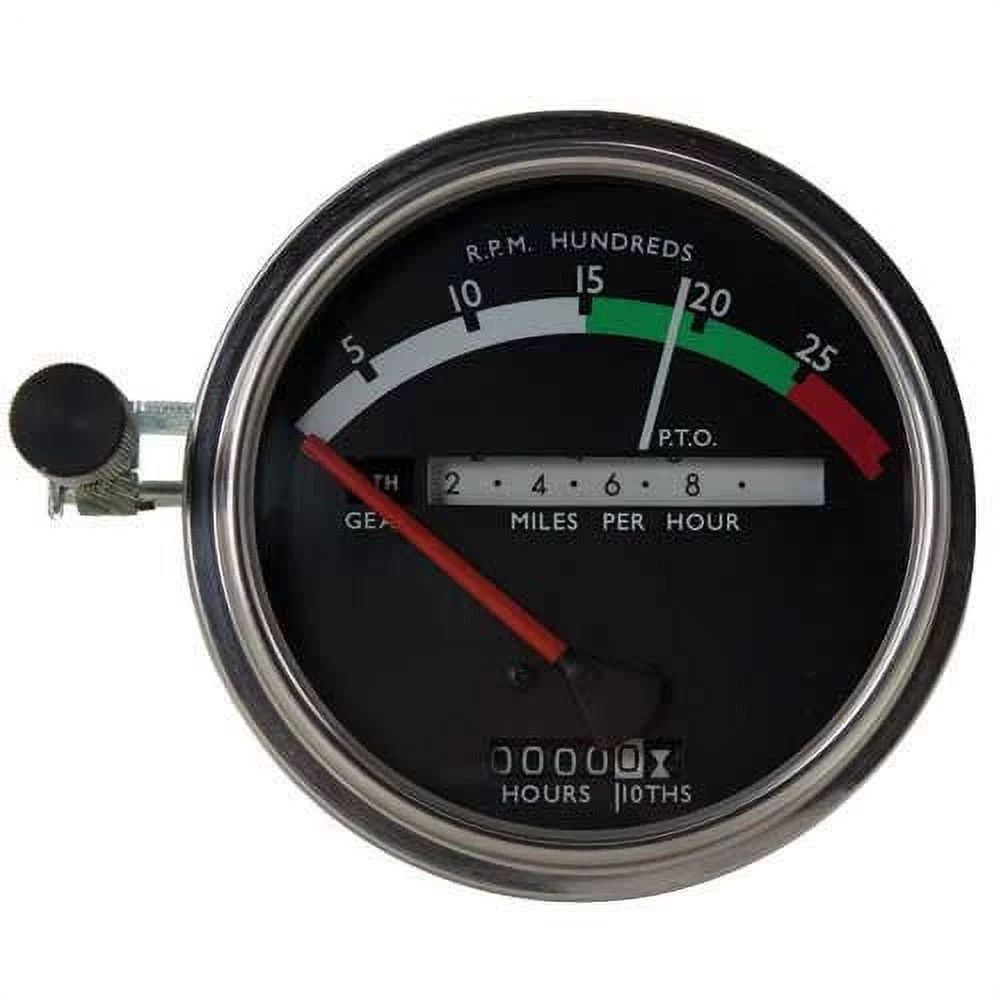 Tachometer Gauge - Red Needle fits John Deere 4620 4320 4520 3010 5020 4000 6030 4010 700 5010 4020 AR26718