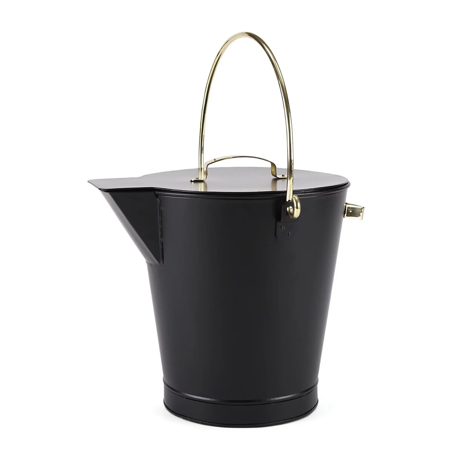 Minuteman International Powder Coated Steel Ash Bucket Pail with Handle