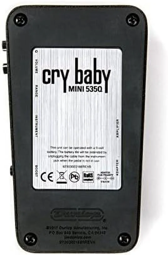 Cry Baby Mini 535Q Wah Guitar Effects Pedal