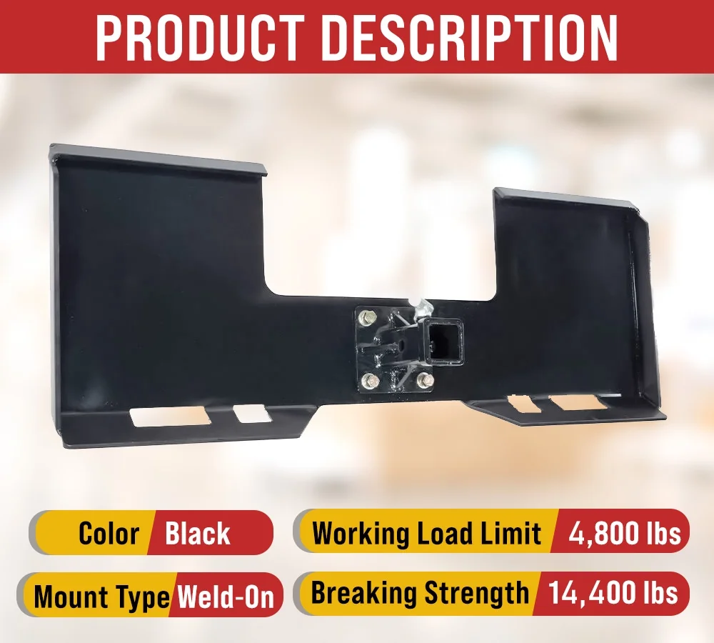 5/16” Skid Steers Mount Plate w/ 2