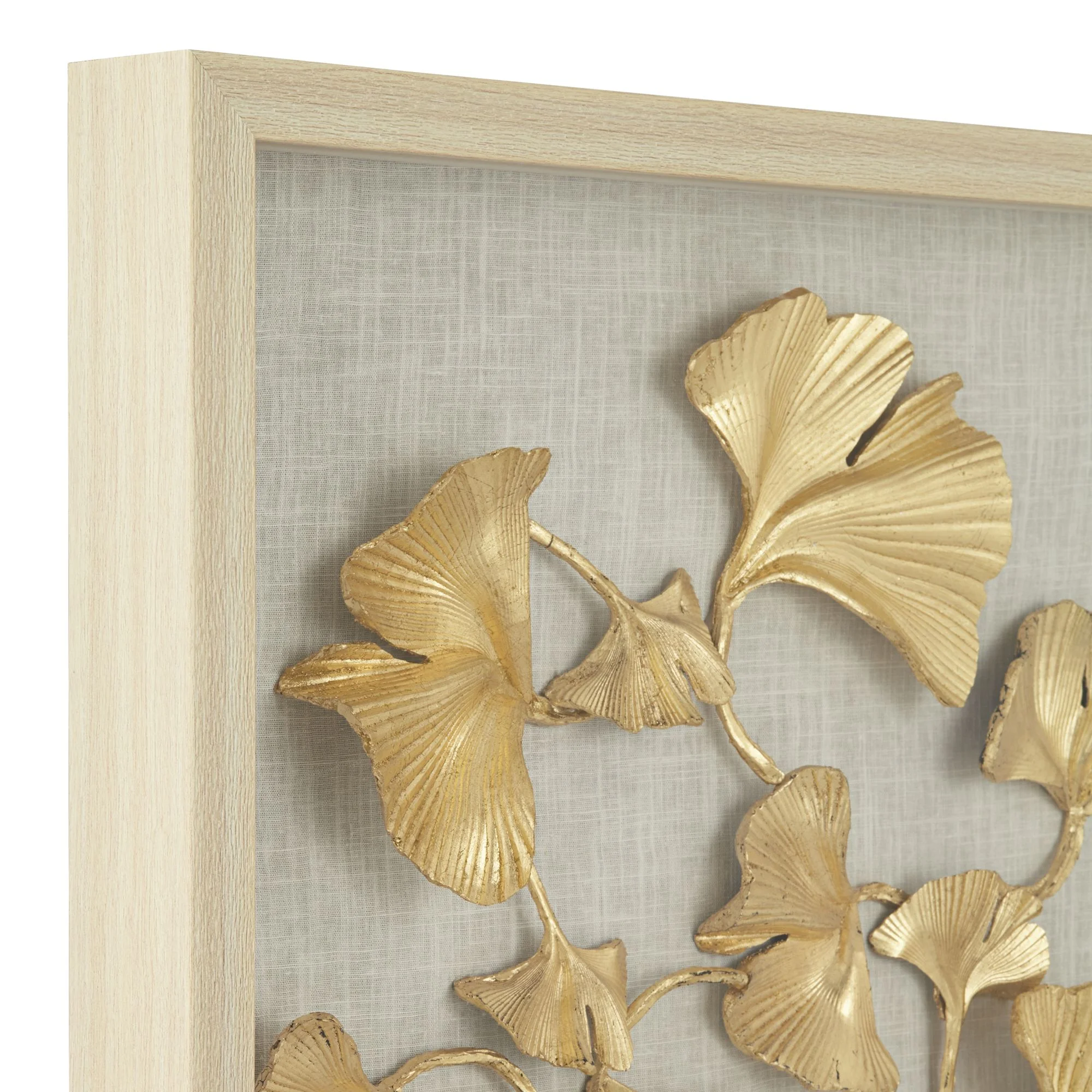 Dahlia Studios Gold Ginkgo Leaf 23 1/2