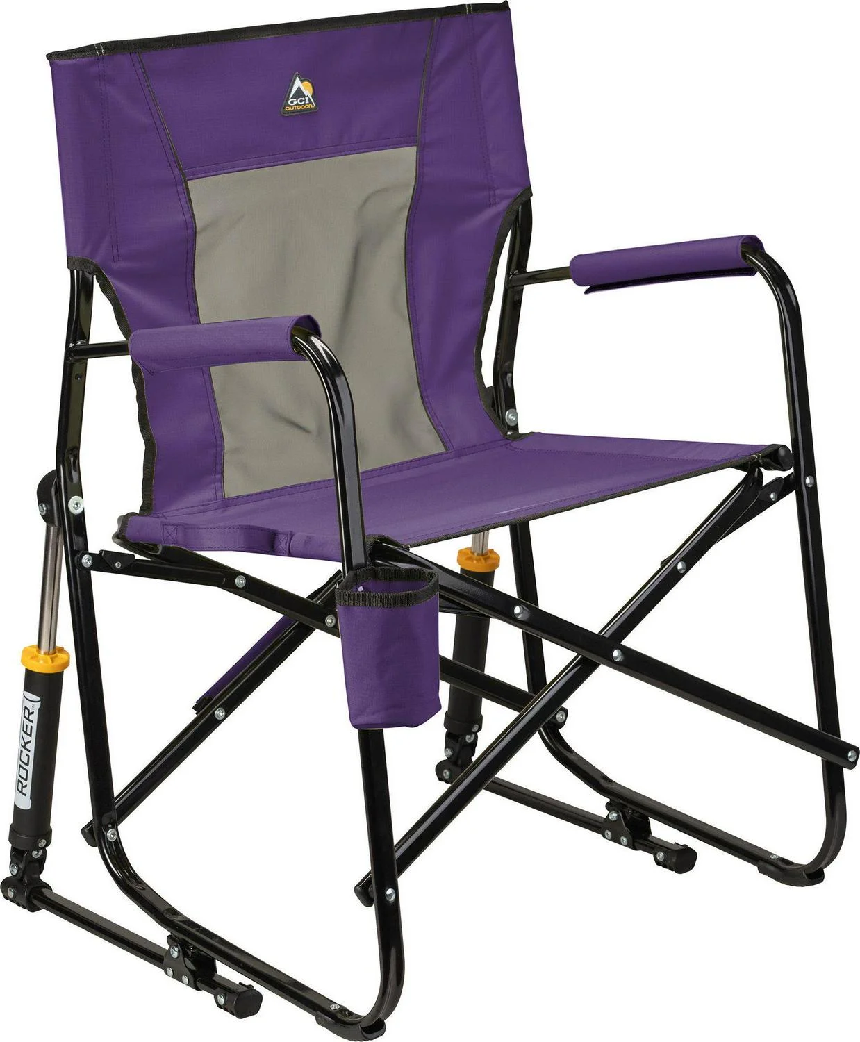 GCI Outdoor Freestyle Rocker Mesh Chair Purple/Black